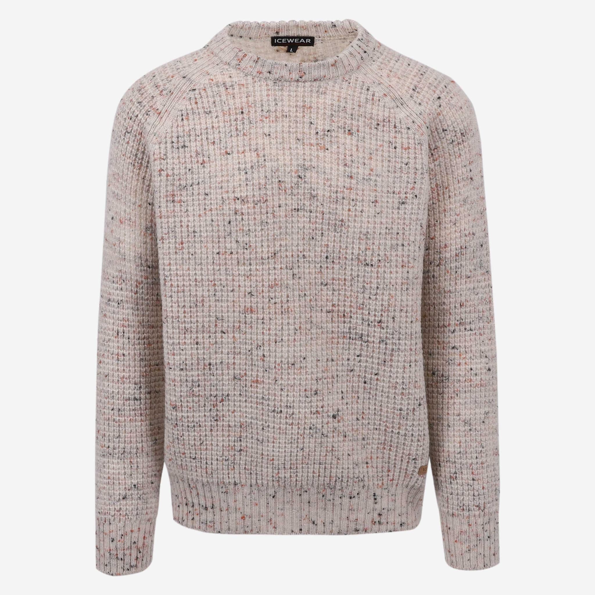 Hraunhóll knitted lambswool pullover 