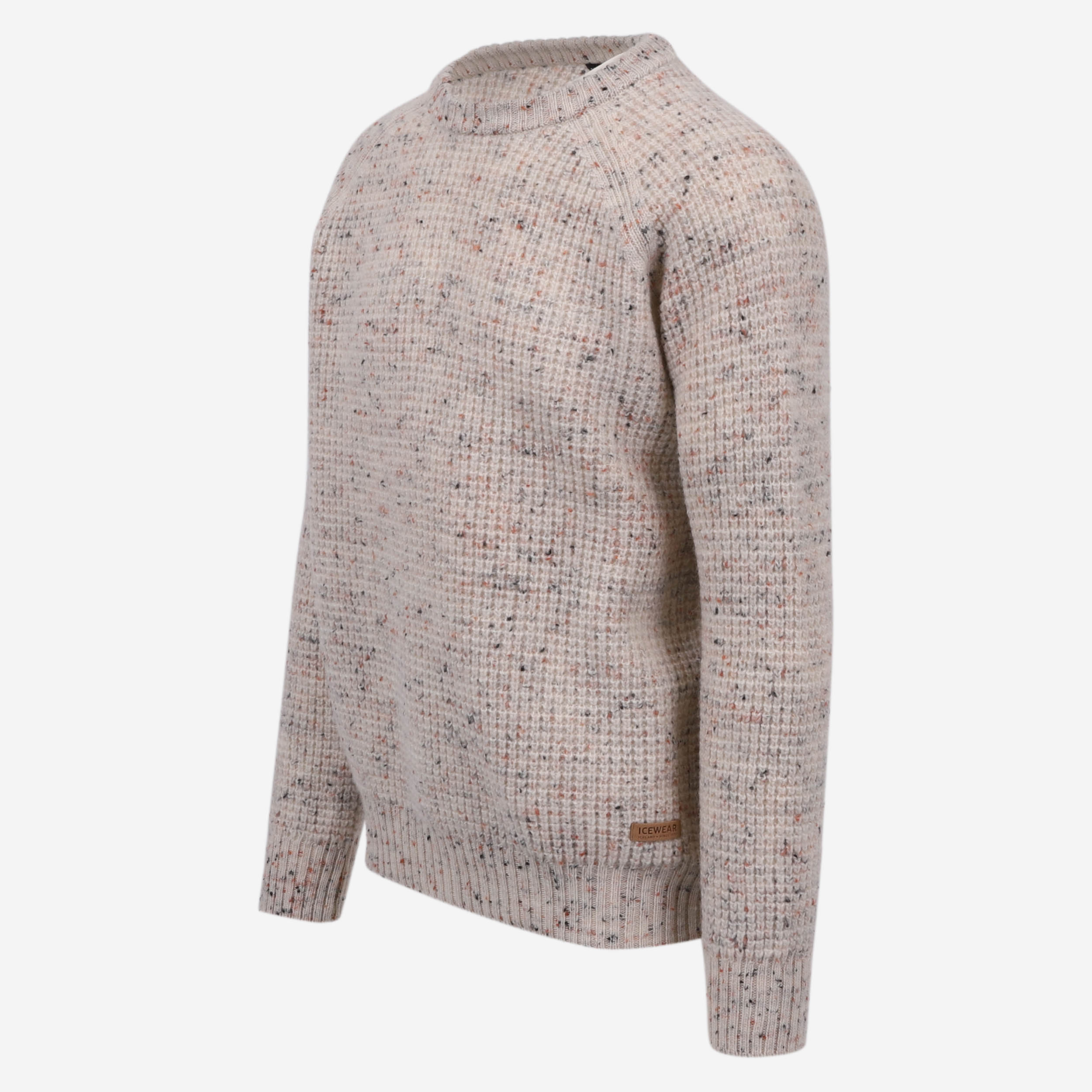Hraunhóll Pullover aus gestrickter Lammwolle