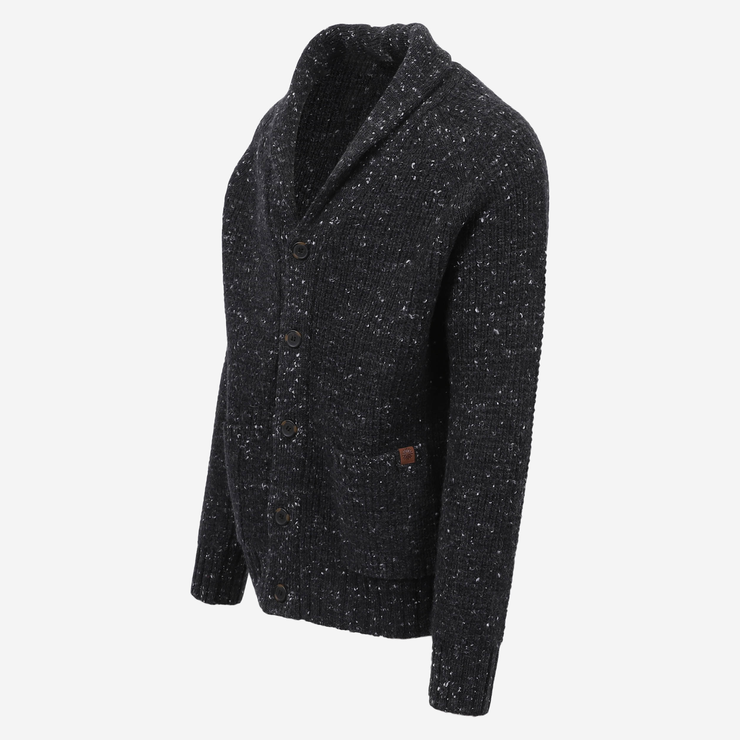 Hraunhóll Strickjacke aus Lammwolle Pullover