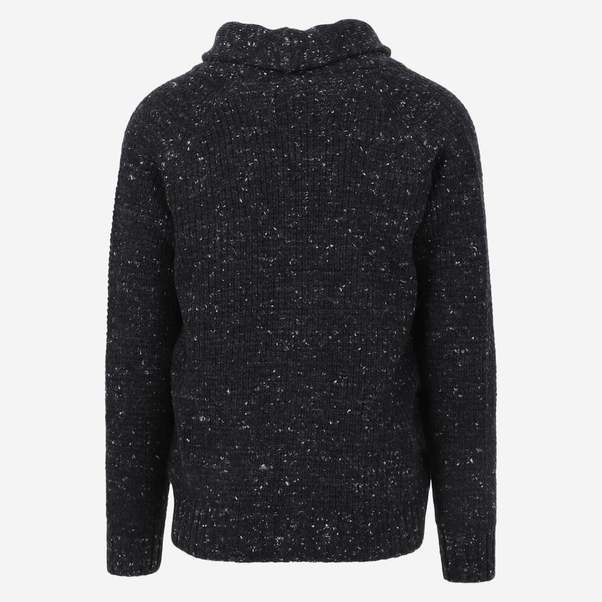 Hraunhóll lambswool cardigan sweater 