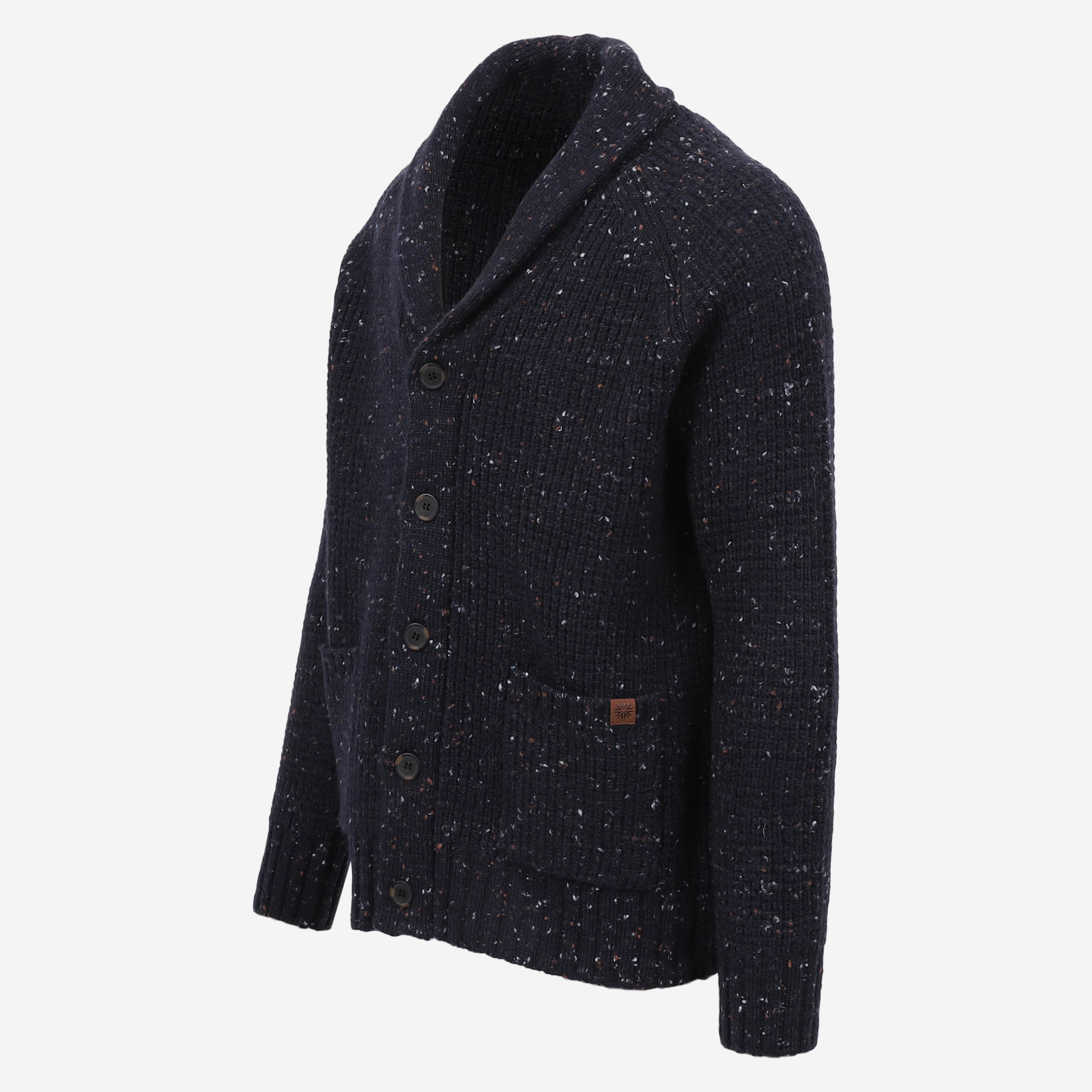 Hraunhóll lambswool cardigan sweater 