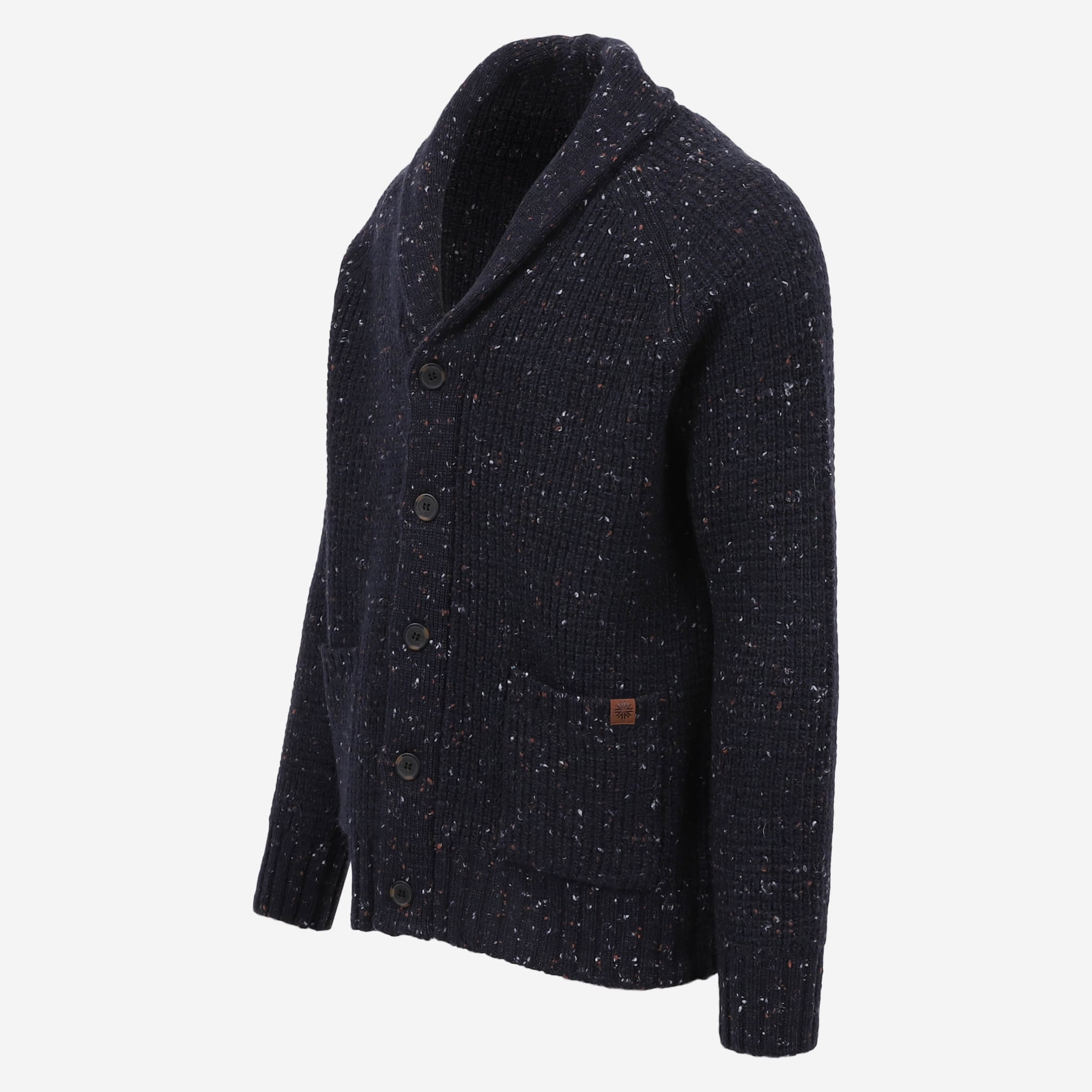 Hraunhóll lambswool cardigan sweater 