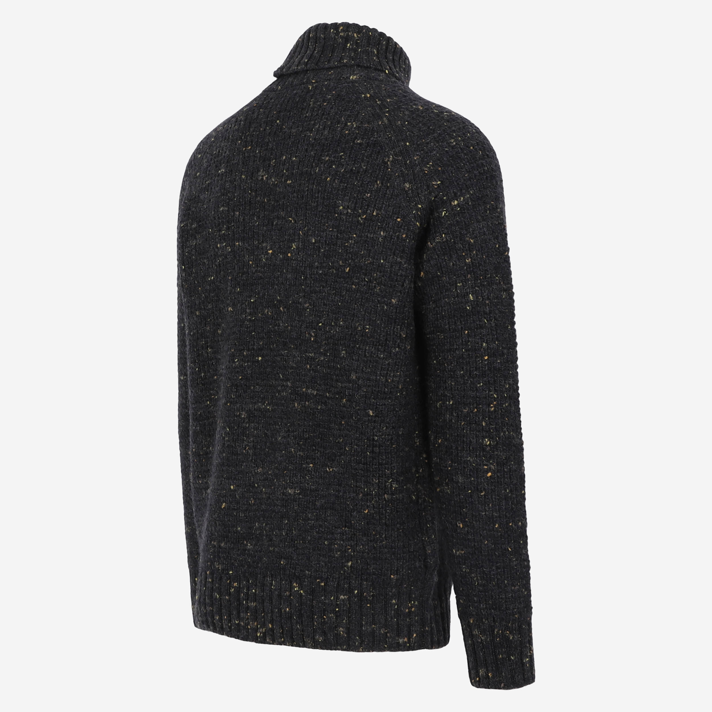 Hraunhóll Rollkragenpullover aus Lammwolle