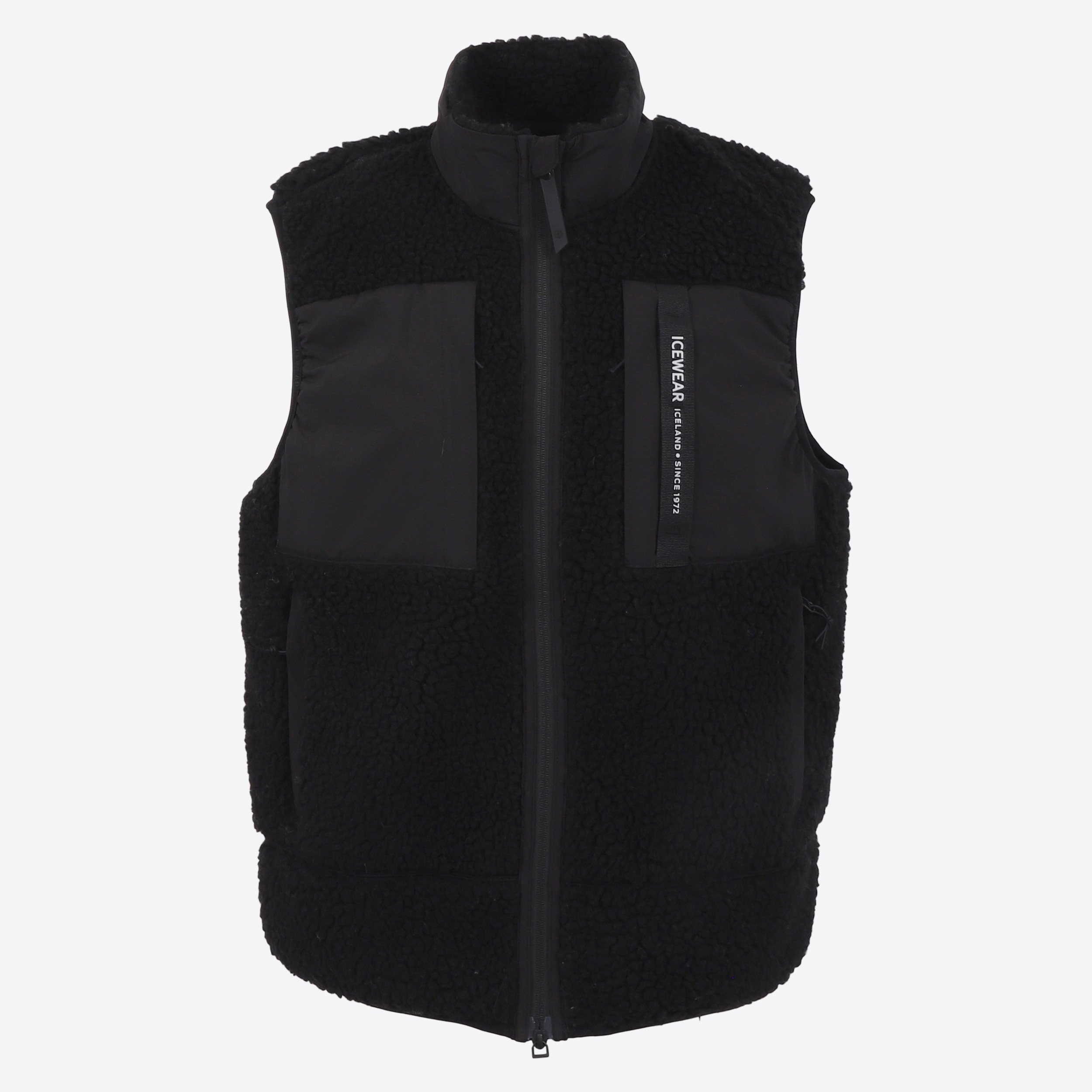 Hergilsey Wool blend Sherpa Vest