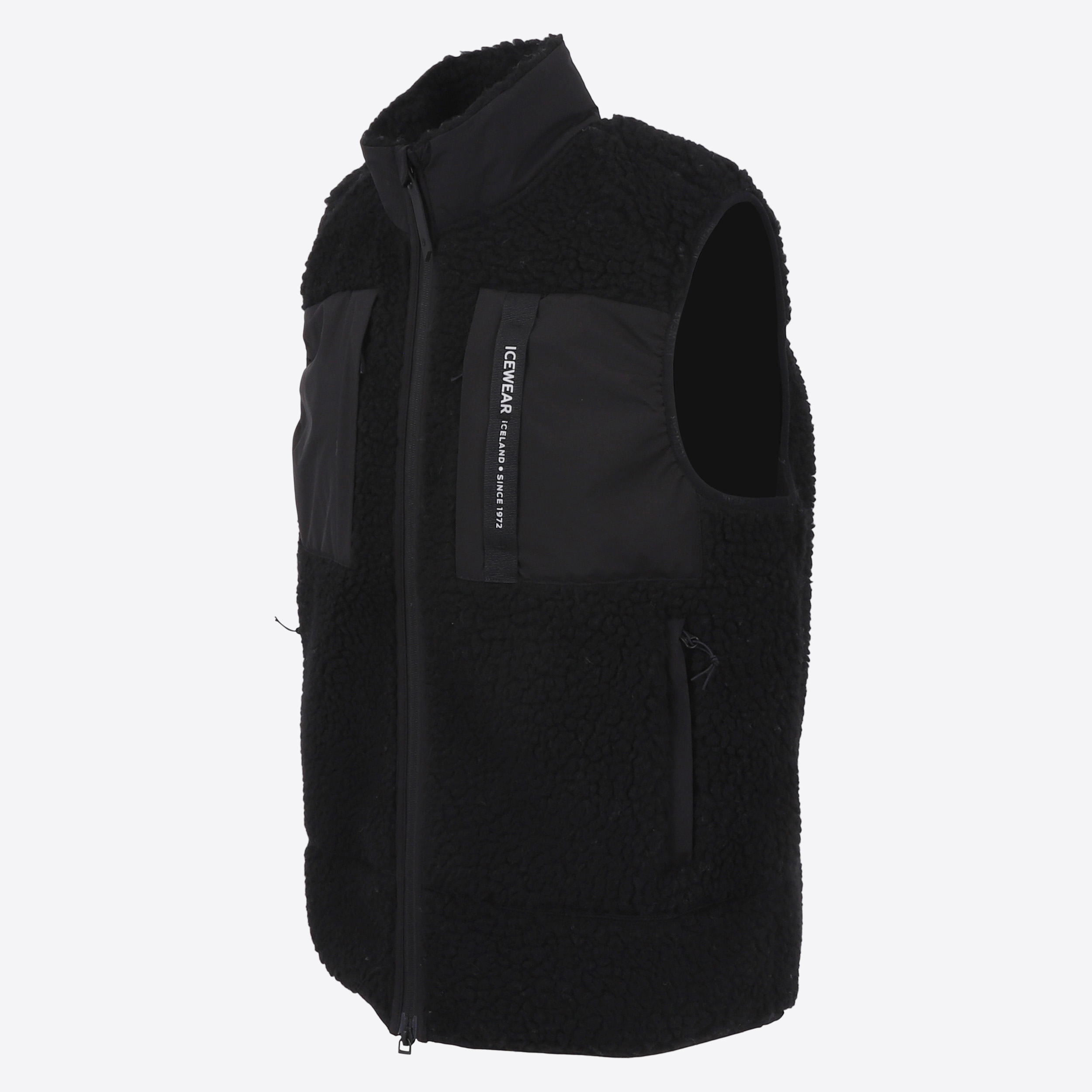 Hergilsey Wool blend Sherpa Vest