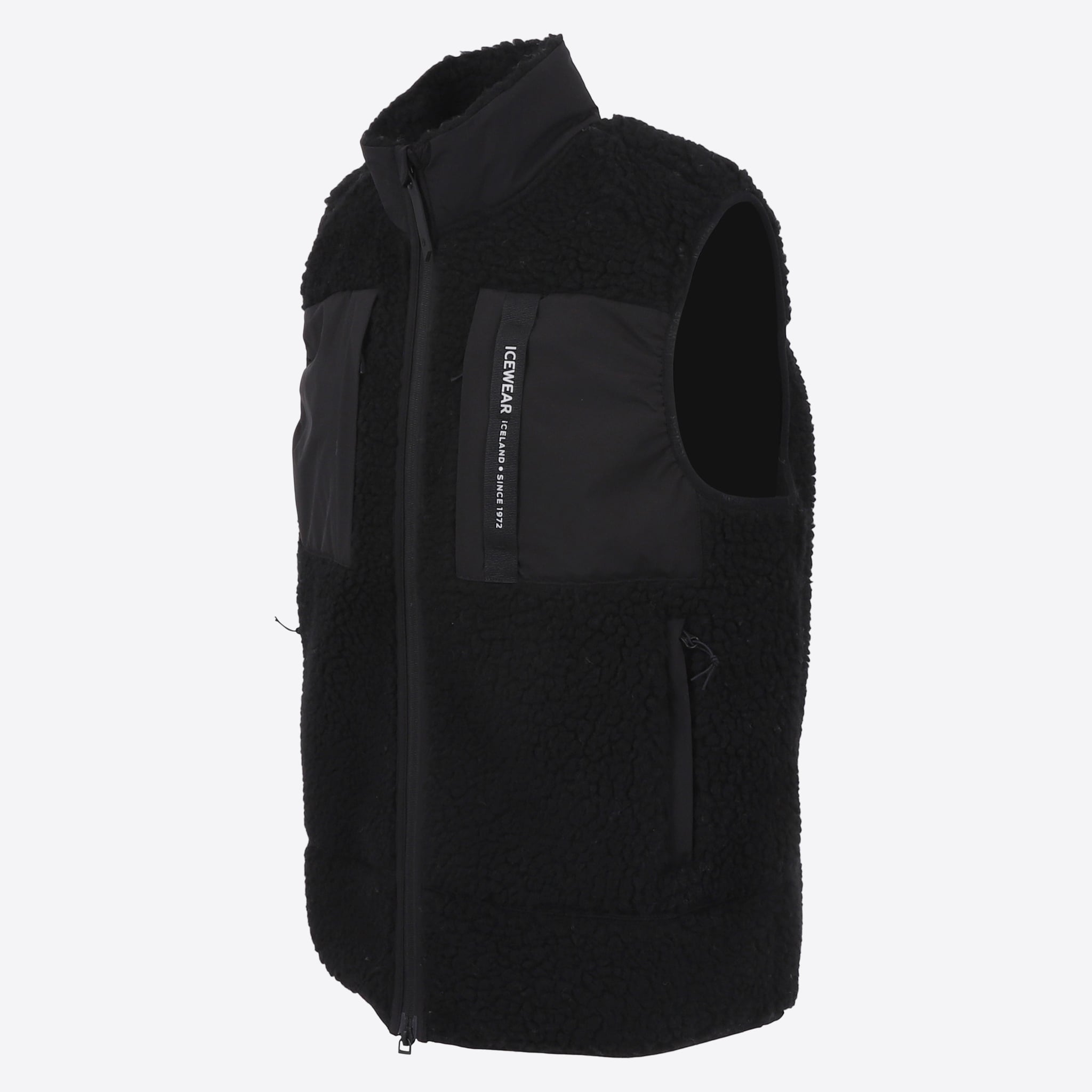 Hergilsey Wool blend Sherpa Vest