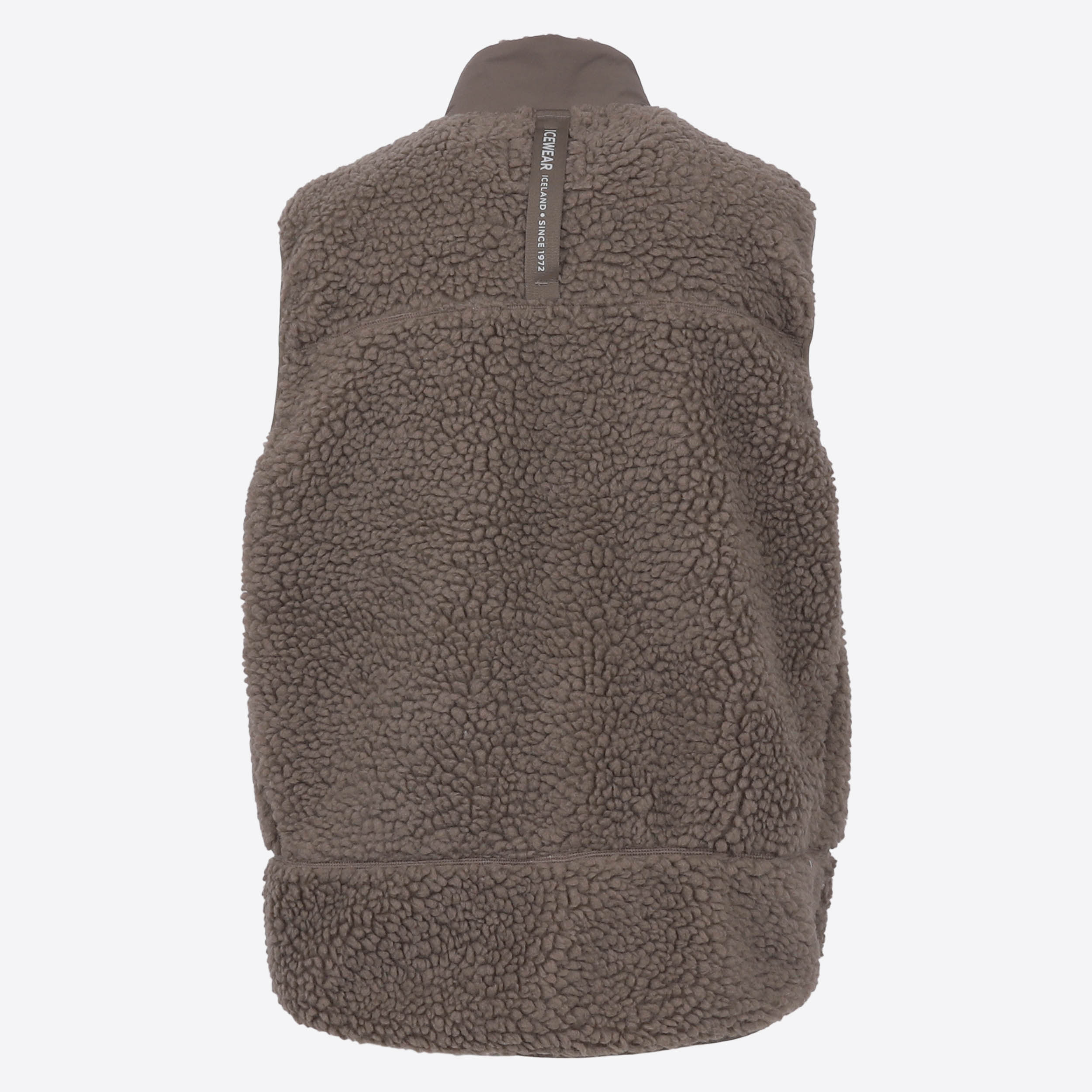 Hergilsey Wool blend Sherpa Vest