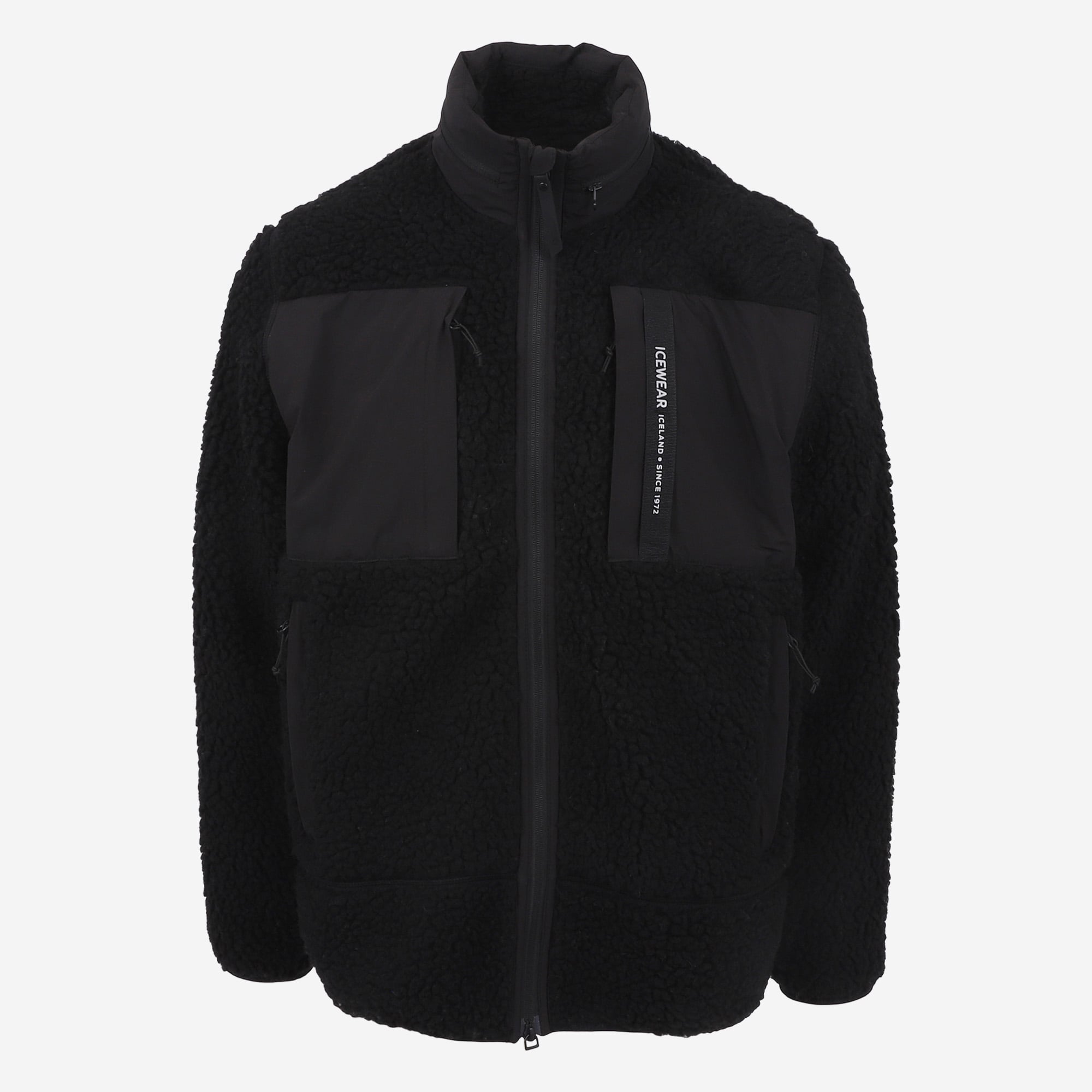 Hergilsey Sherpa-Wollfleece-Jacke