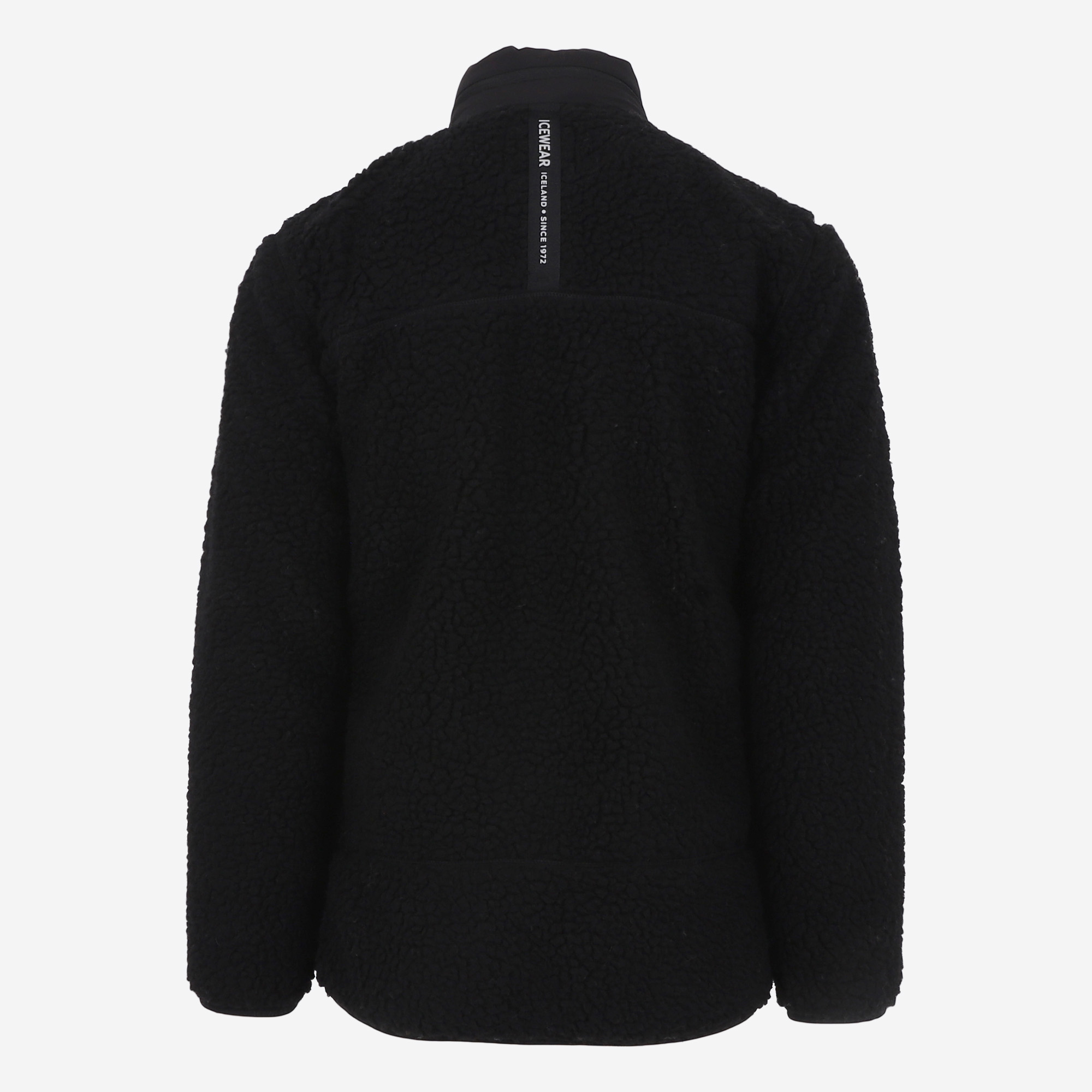 Hergilsey sherpa wool fleece jacket
