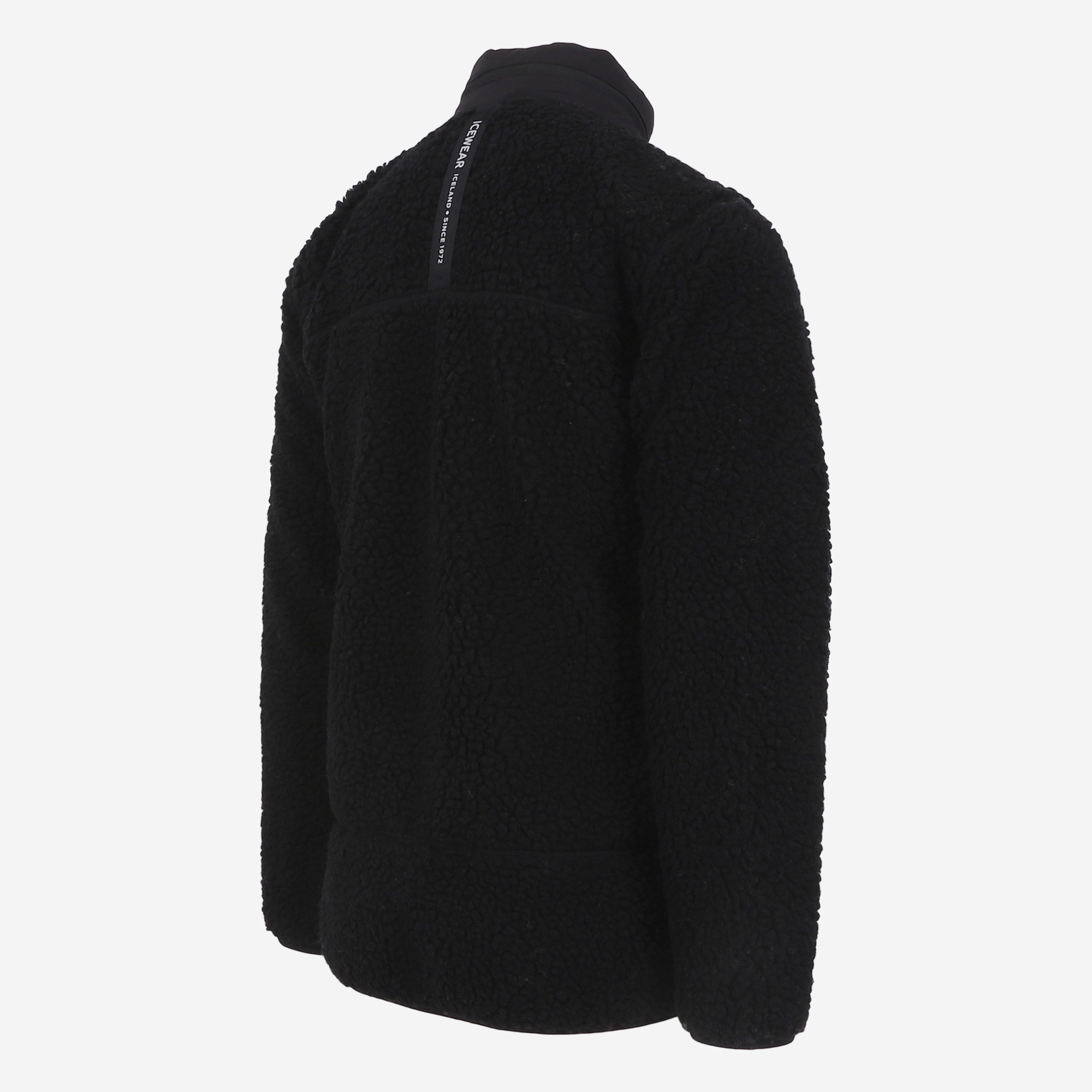 Hergilsey sherpa wool fleece jacket