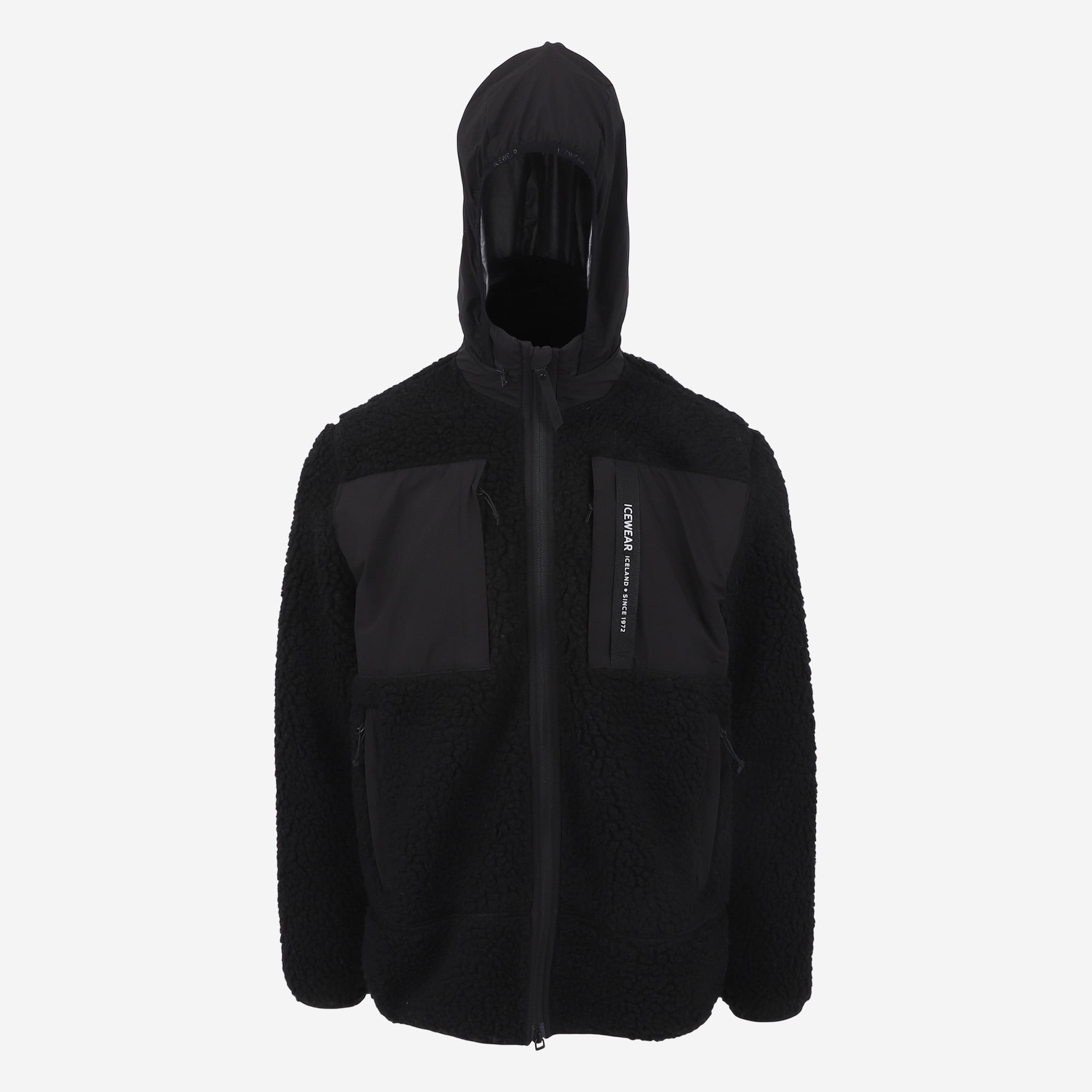 Hergilsey Sherpa-Wollfleece-Jacke