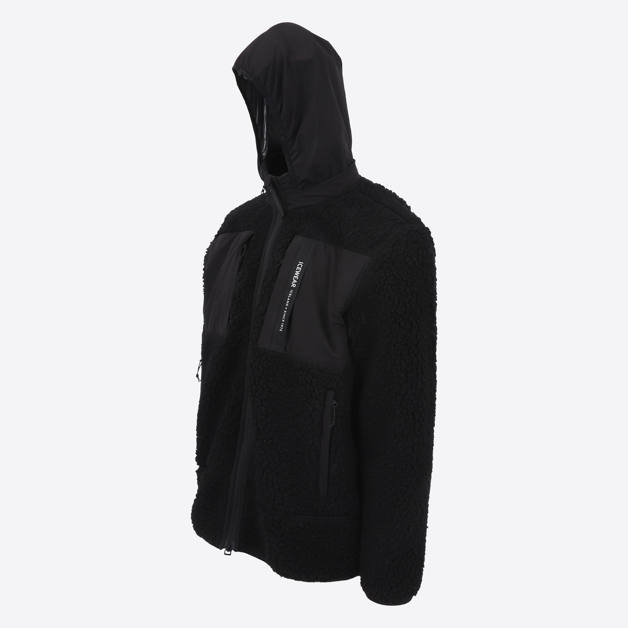 Hergilsey Sherpa-Wollfleece-Jacke