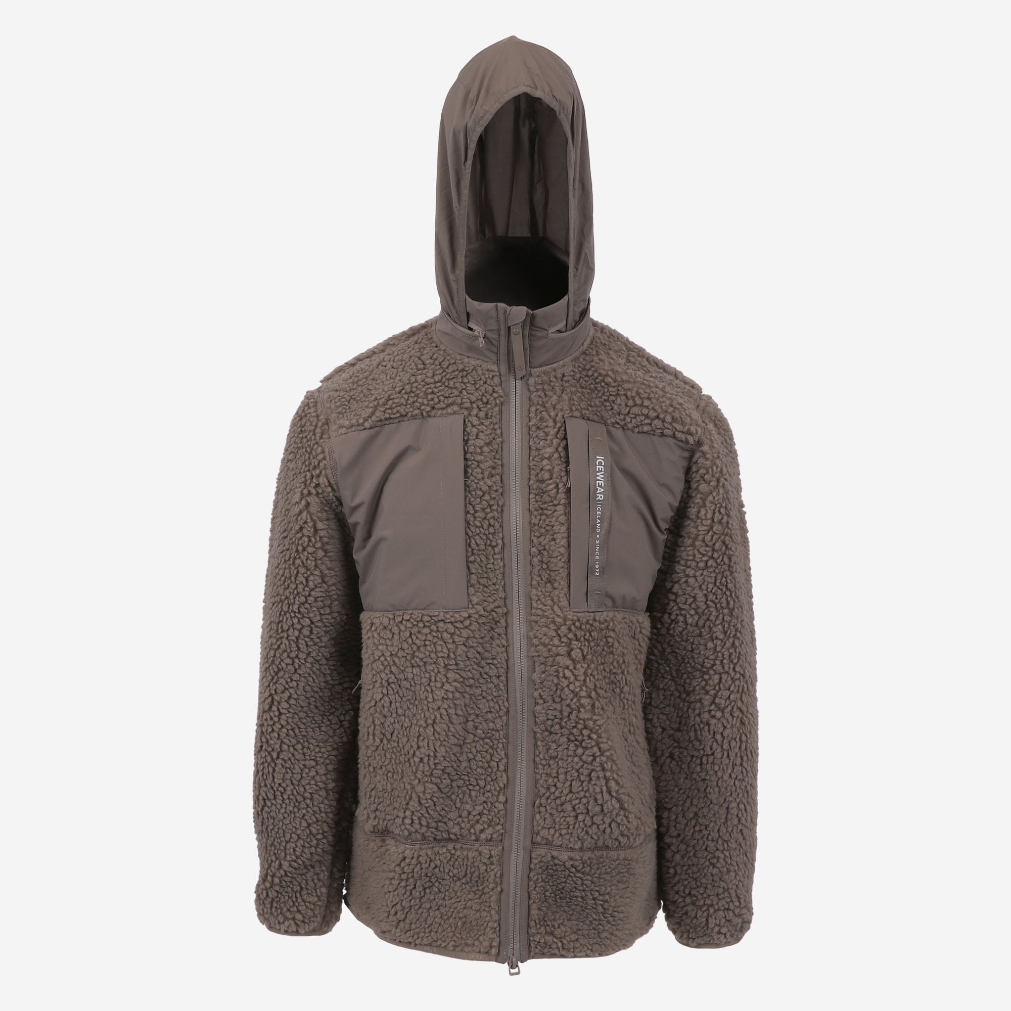 Hergilsey Sherpa-Wollfleece-Jacke