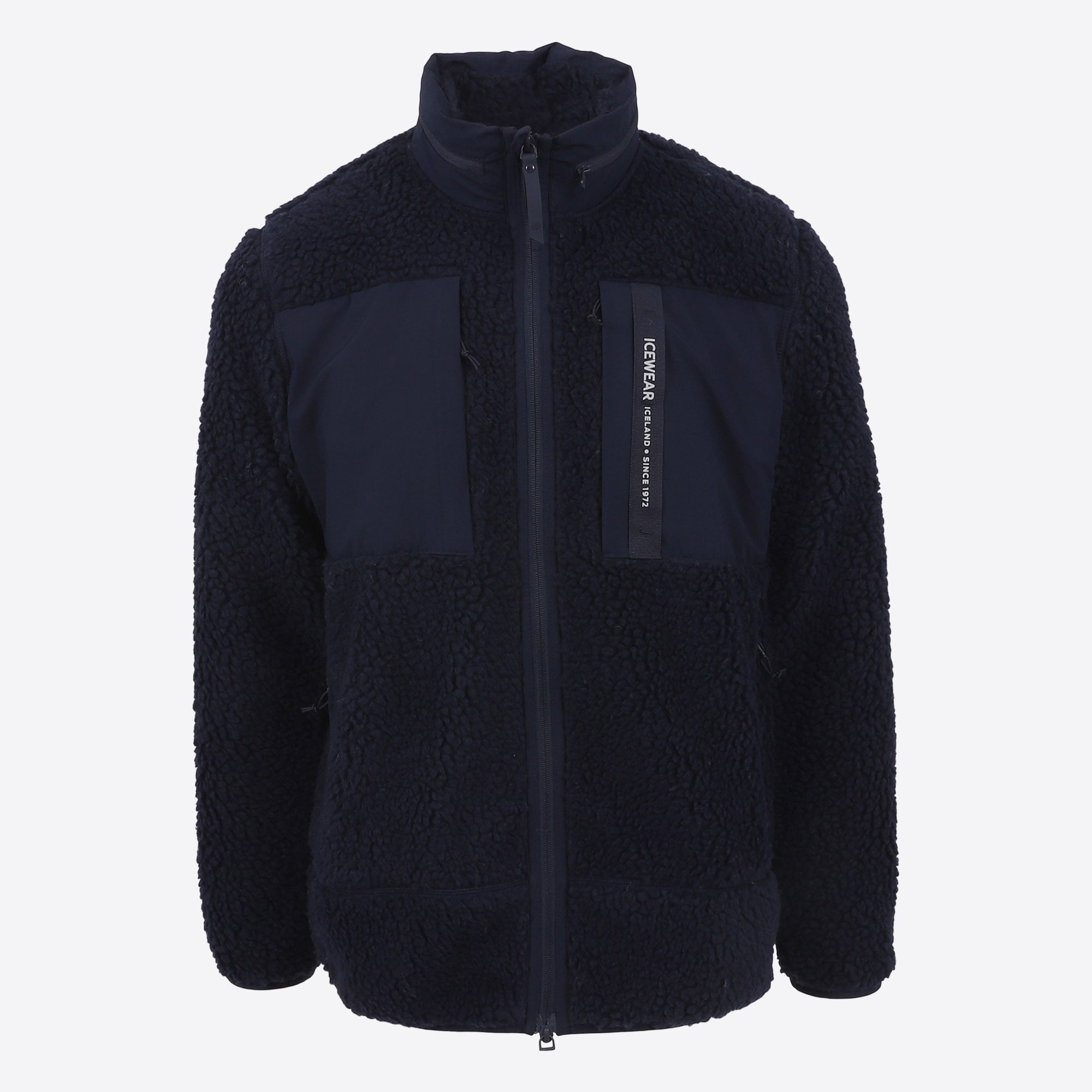Hergilsey Sherpa-Wollfleece-Jacke