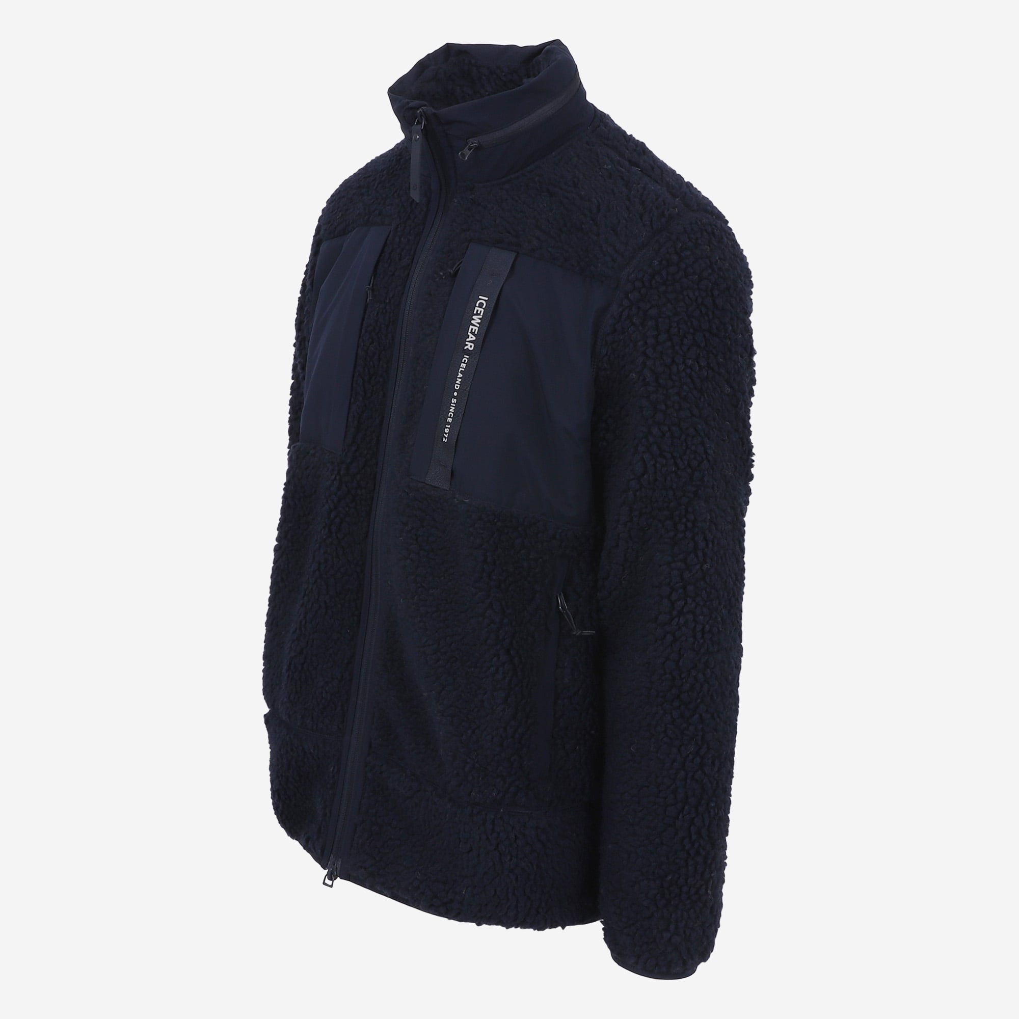 Hergilsey Sherpa-Wollfleece-Jacke