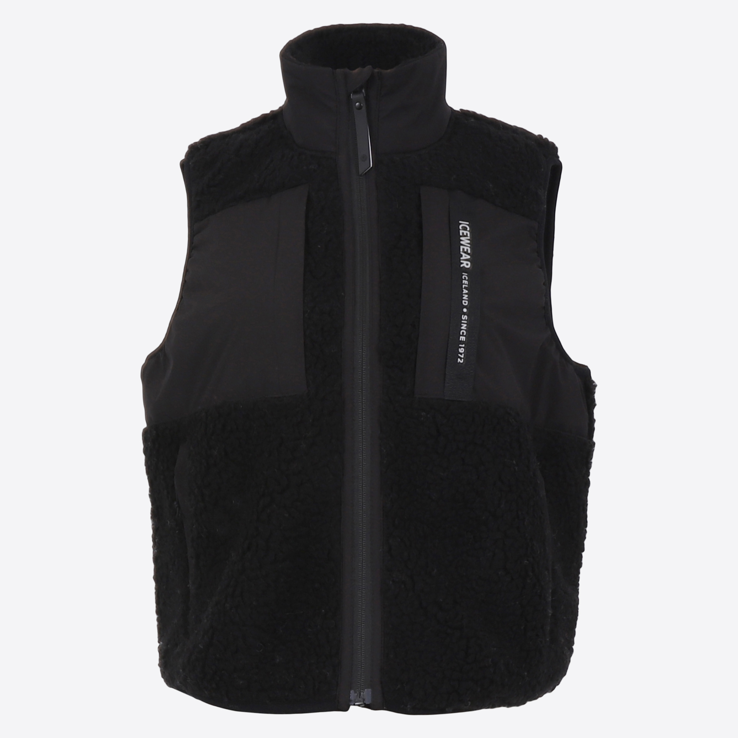 Hergilsey Womans Wool Cropped Vest