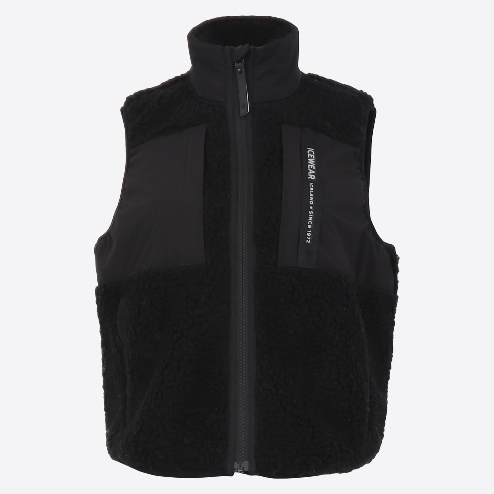Hergilsey Womans Wool Cropped Vest