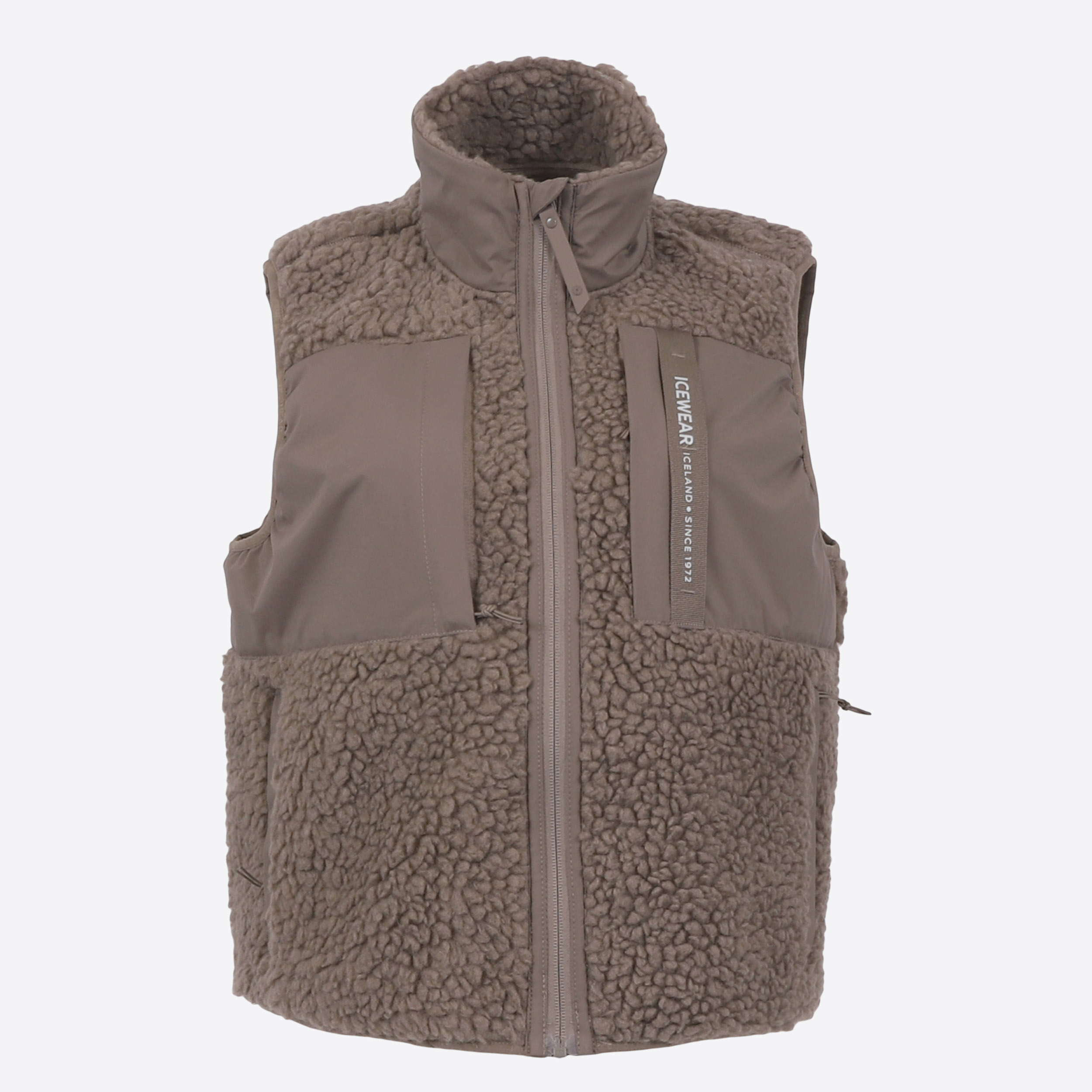 Hergilsey Womans Wool Cropped Vest