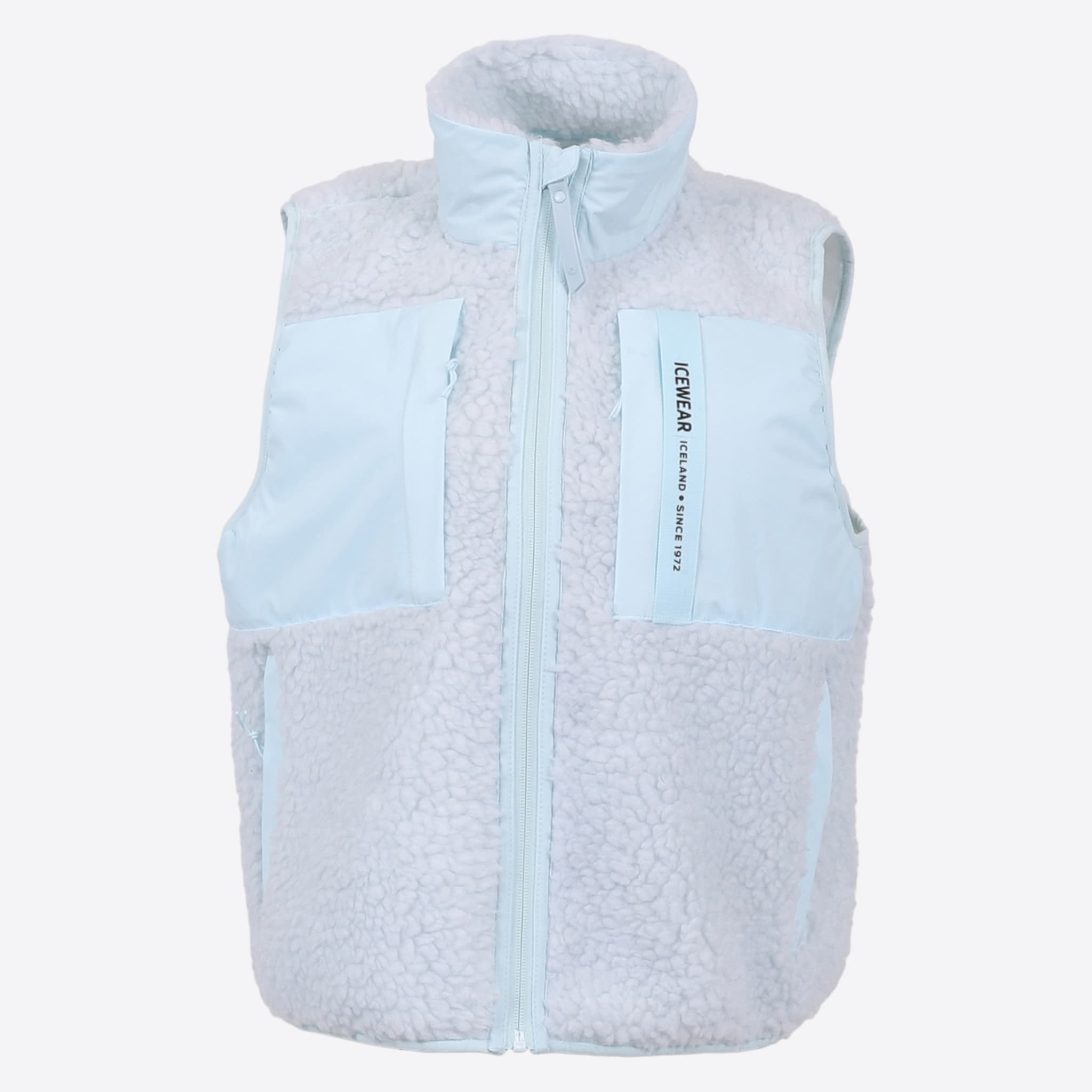 Hergilsey Womans Wool Cropped Vest