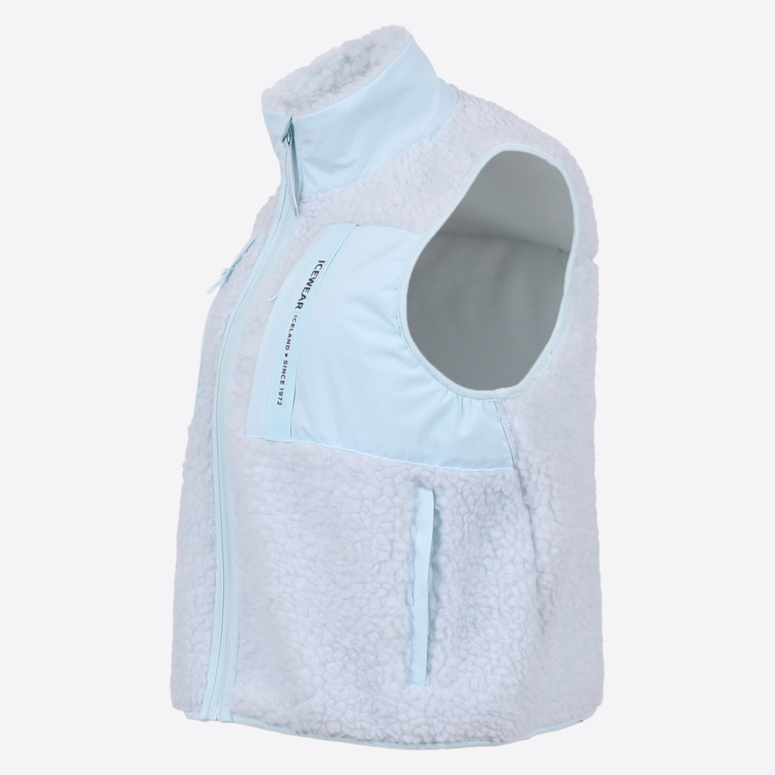 Hergilsey Womans Wool Cropped Vest