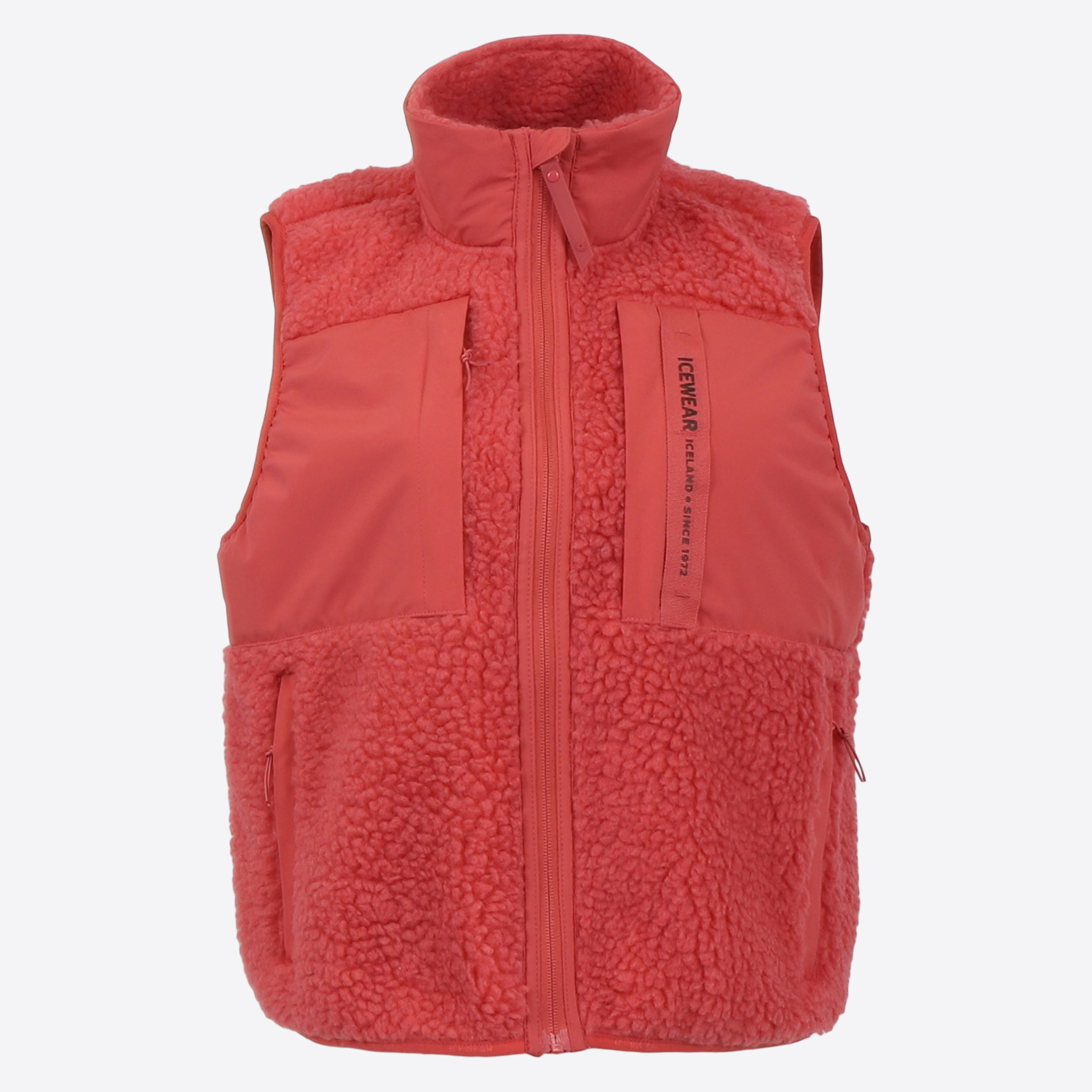 Hergilsey Womans Wool Cropped Vest