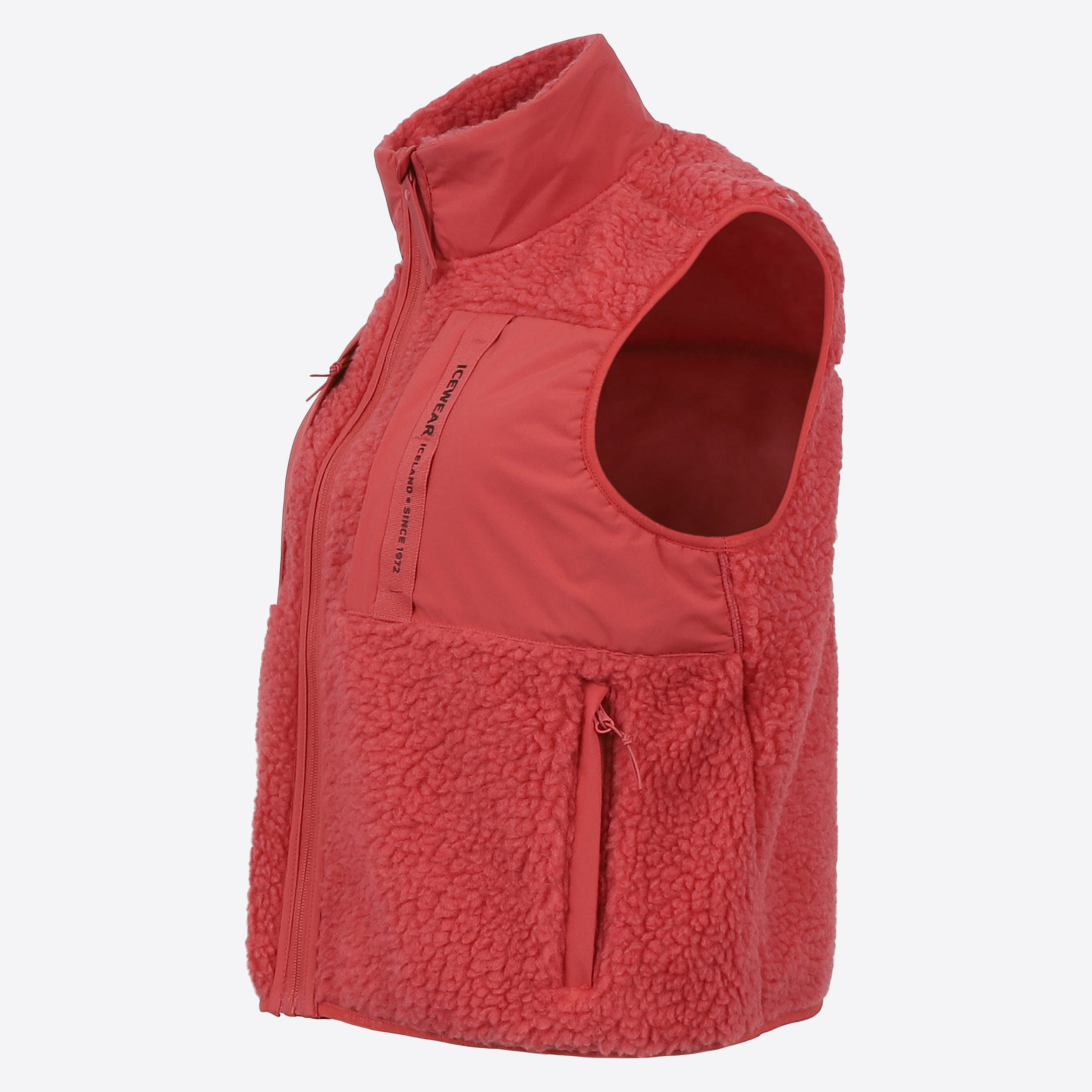 Hergilsey Womans Wool Cropped Vest