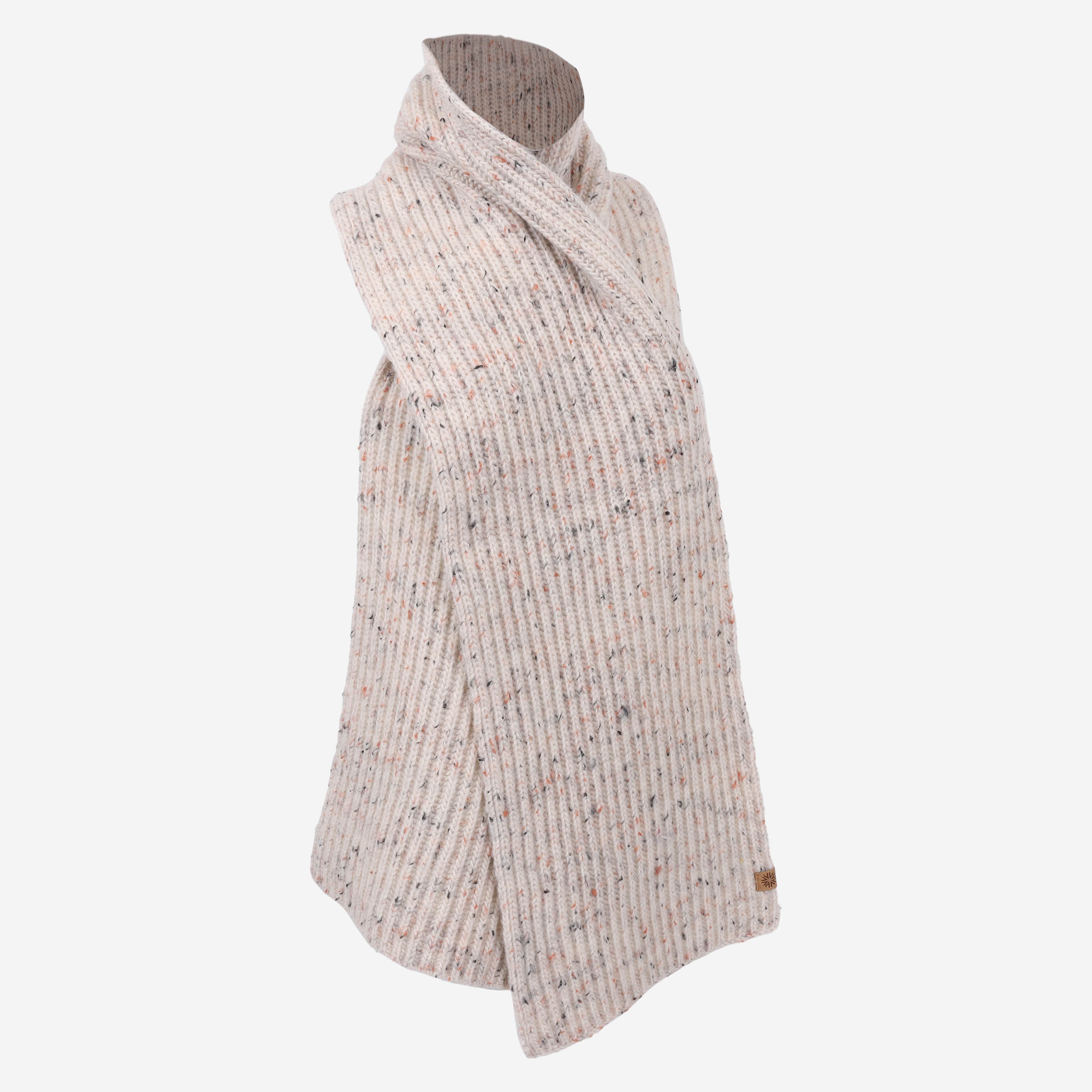 Hraunhóll knitted lambswool scarf
