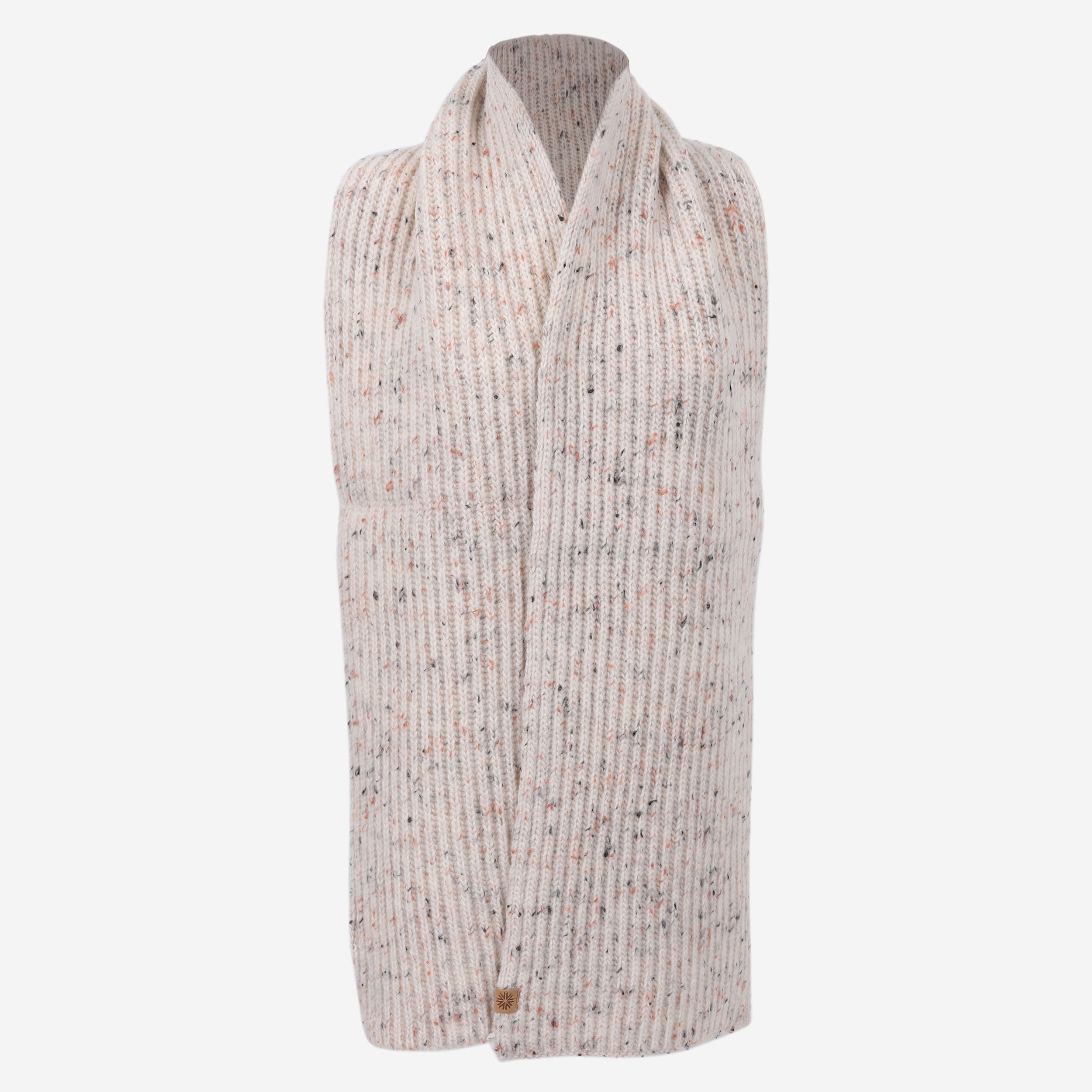 Hraunhóll knitted lambswool scarf