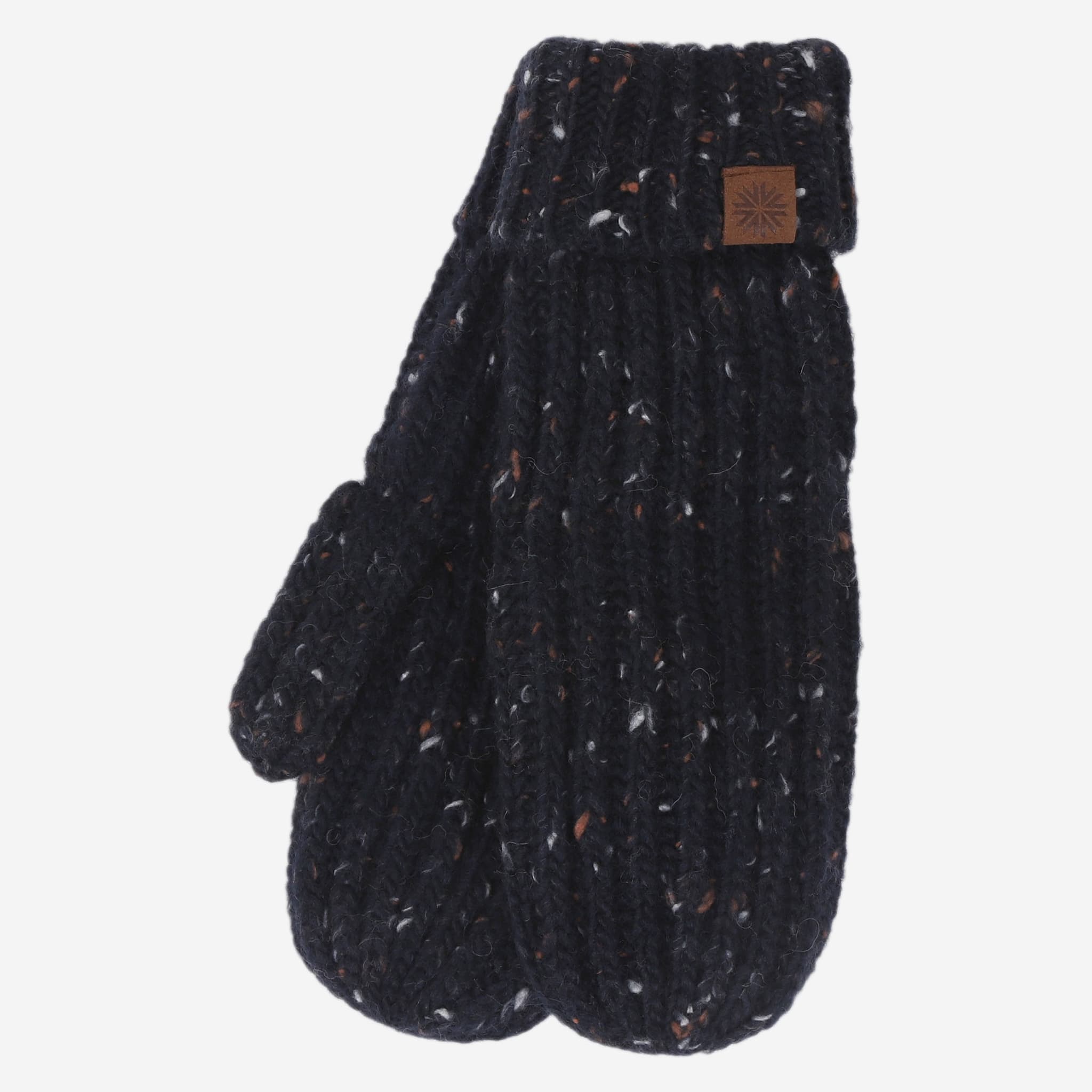 Hraunhóll knitted lambswool mittens