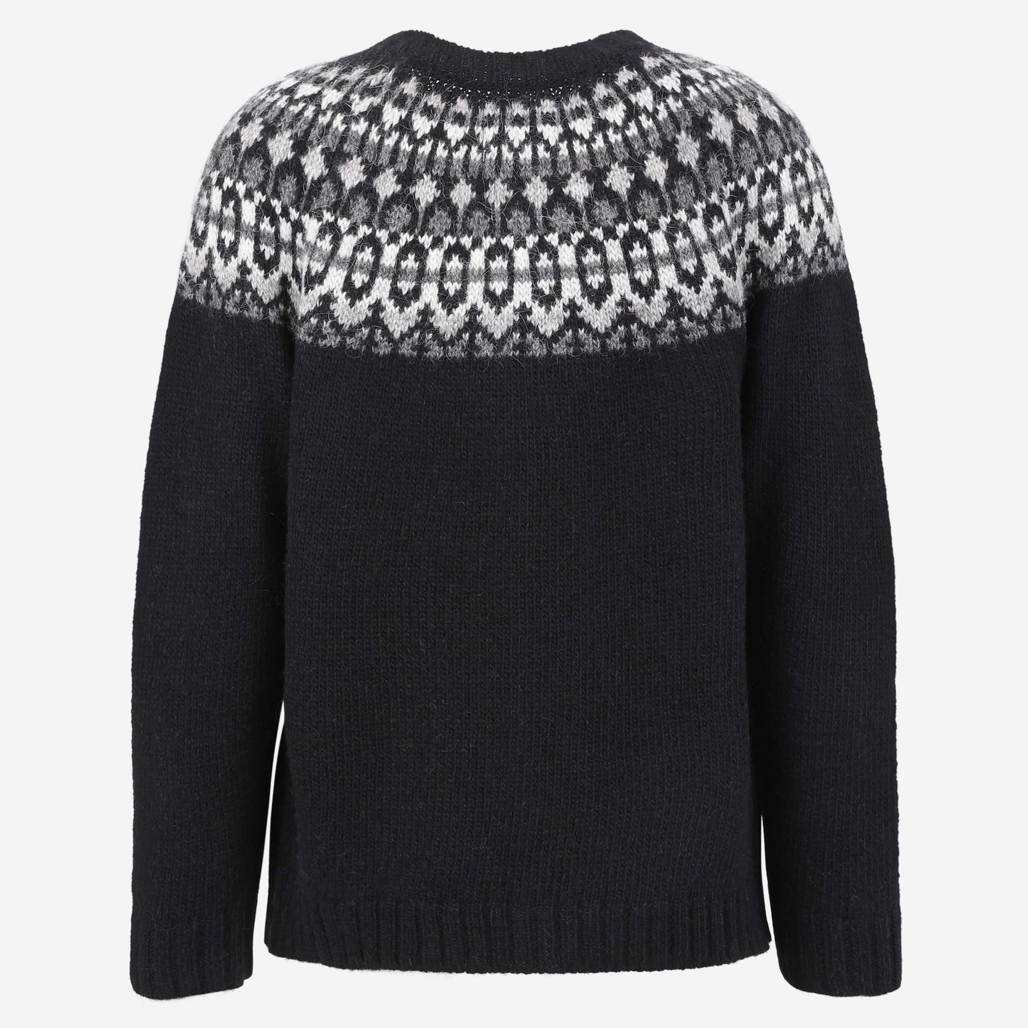 Fróði strickjacke aus wolle mit knöpfen 