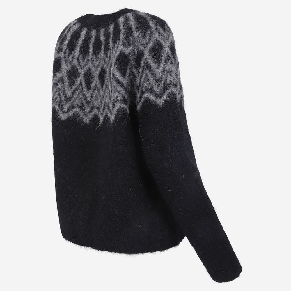 Látrabjarg women´s wool Nordic patterned cardigan 