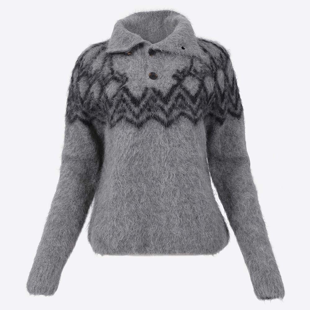 Látrabjarg alpaca wool Scandinavian jumper