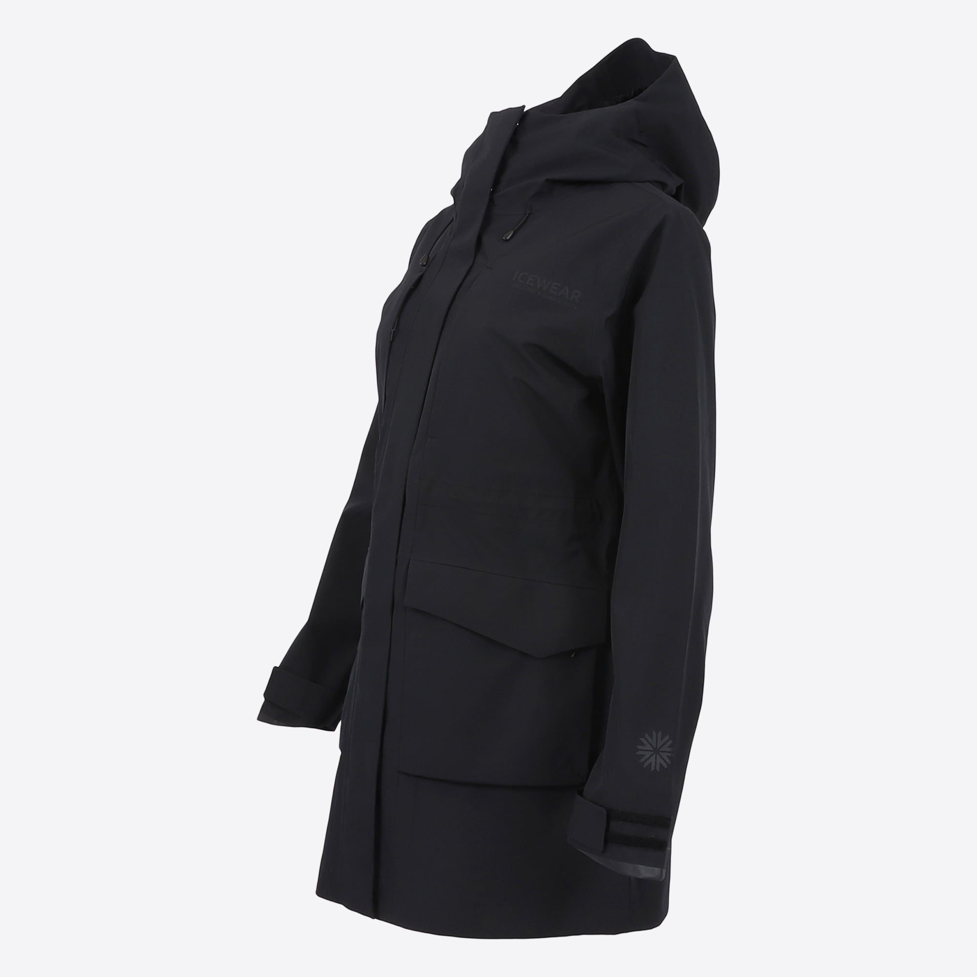 Dynjandi women´s rain jacket lined with fleece