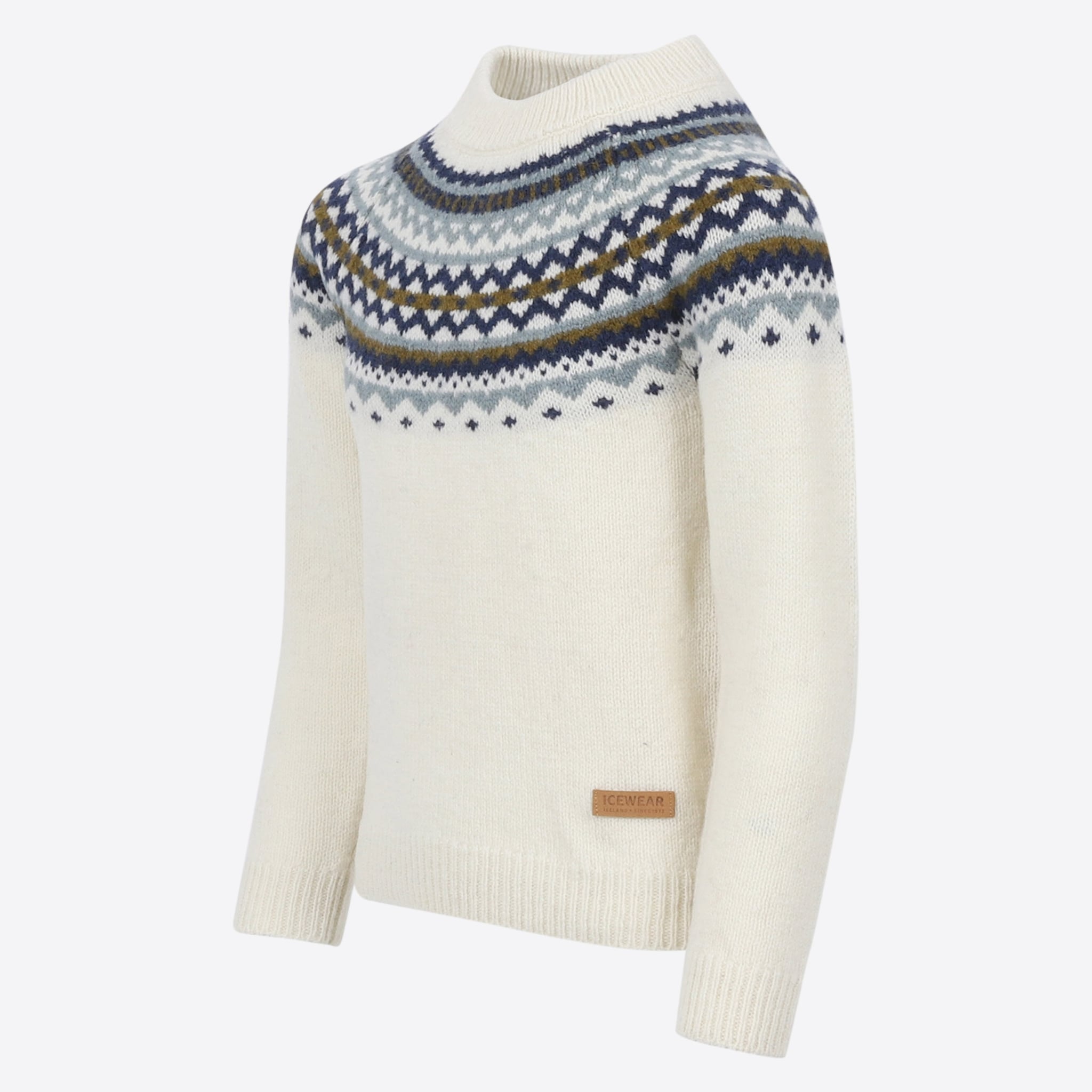Dyngjufjöll Nordic pattern wool sweater