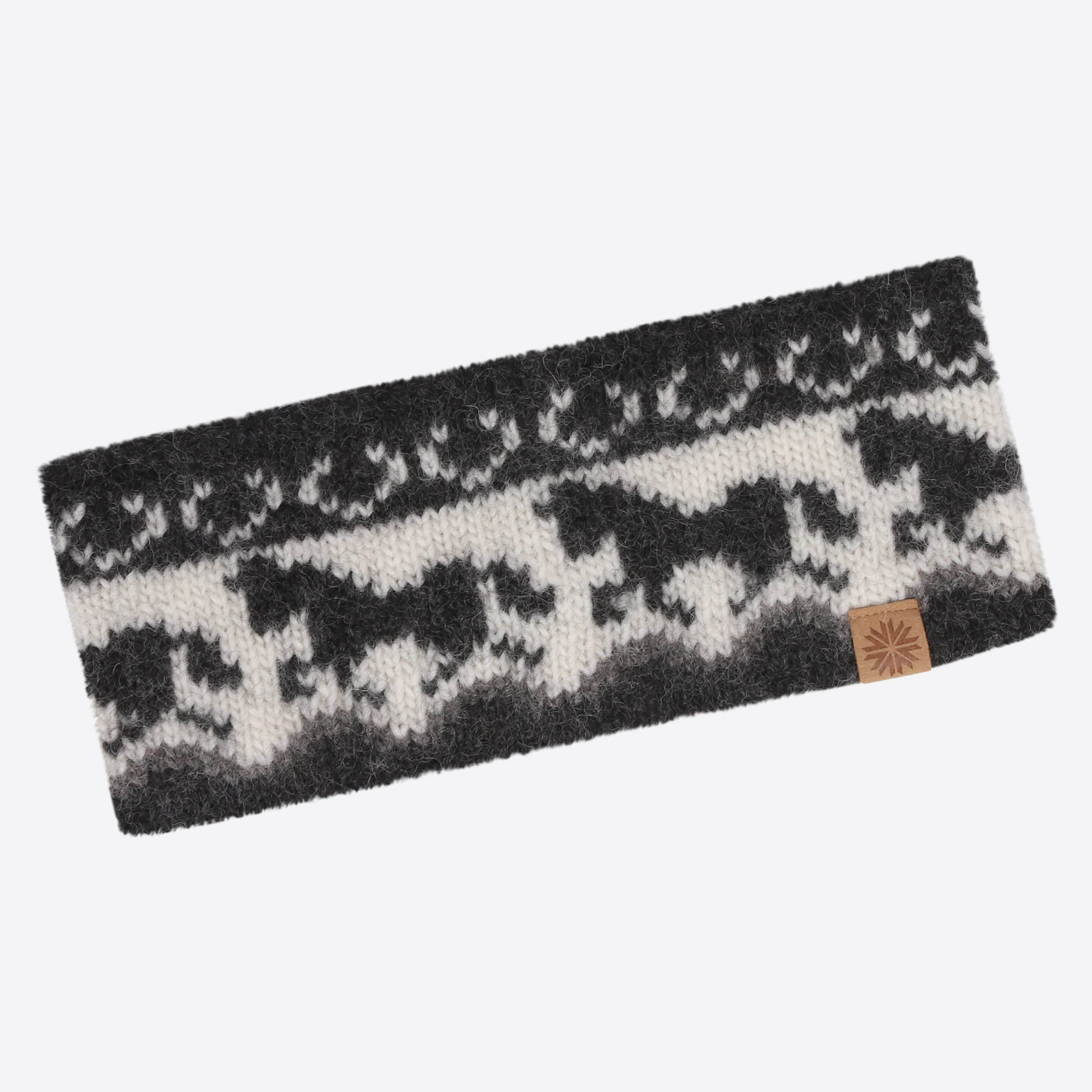 Sleipnir wool headband with horse design