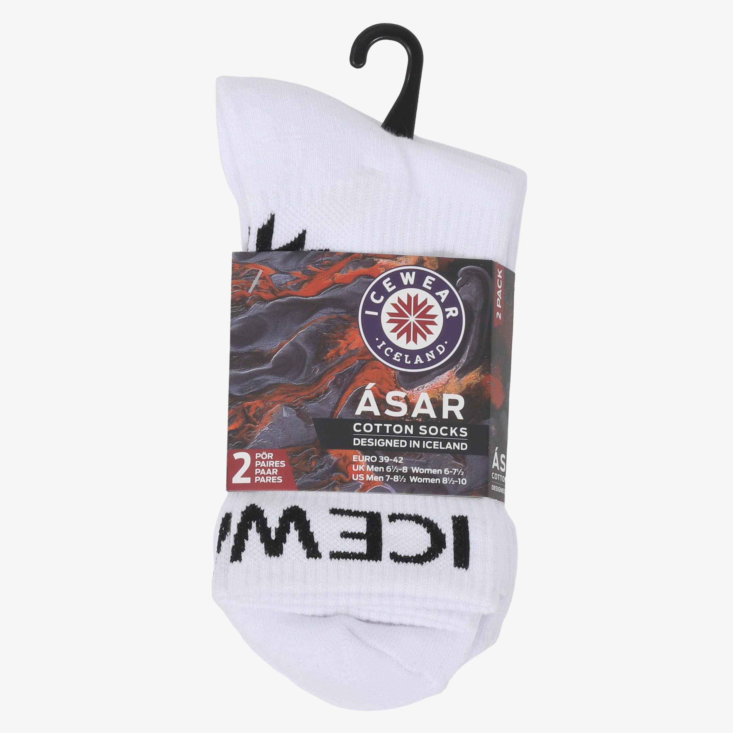 Ásar lot de 2 chaussettes