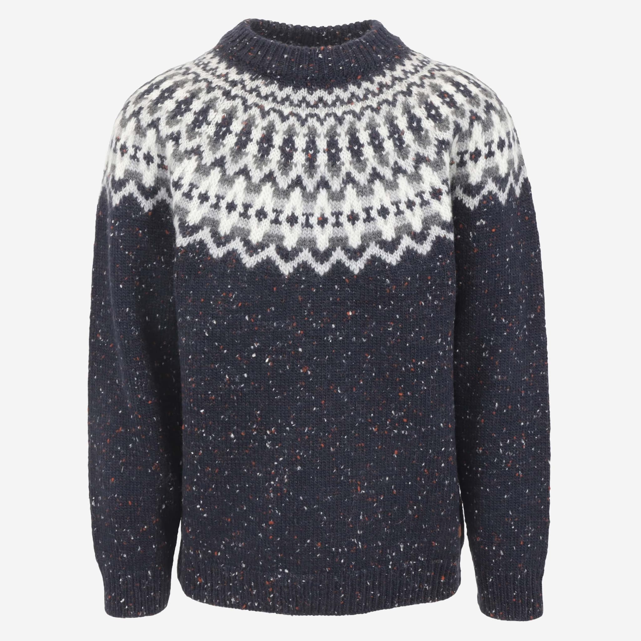 Snorragarður wool sweater classic Icelandic patterns  