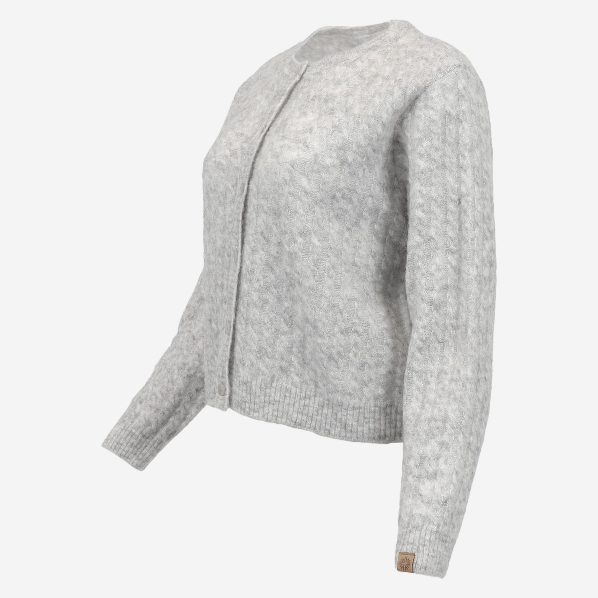 Kaðaldalur mohair ullarpeysa í kvennasniði