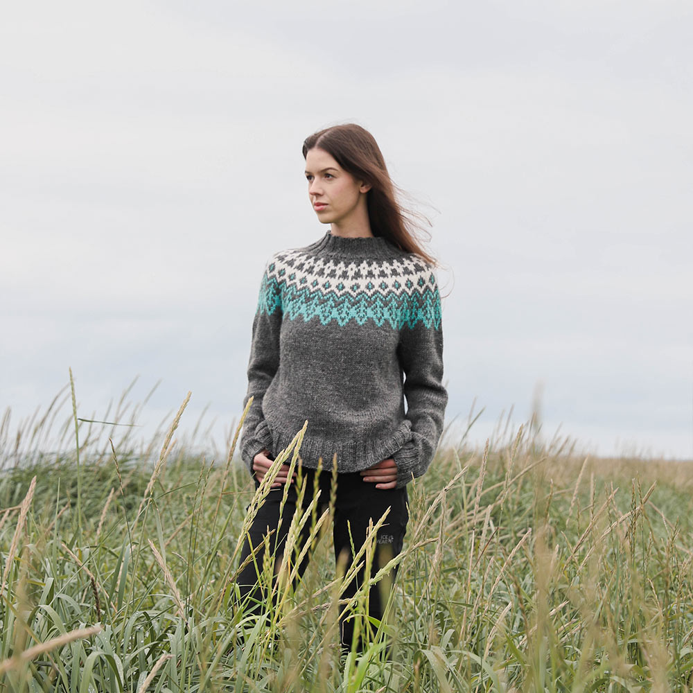 Erna classic sweater knitting pattern