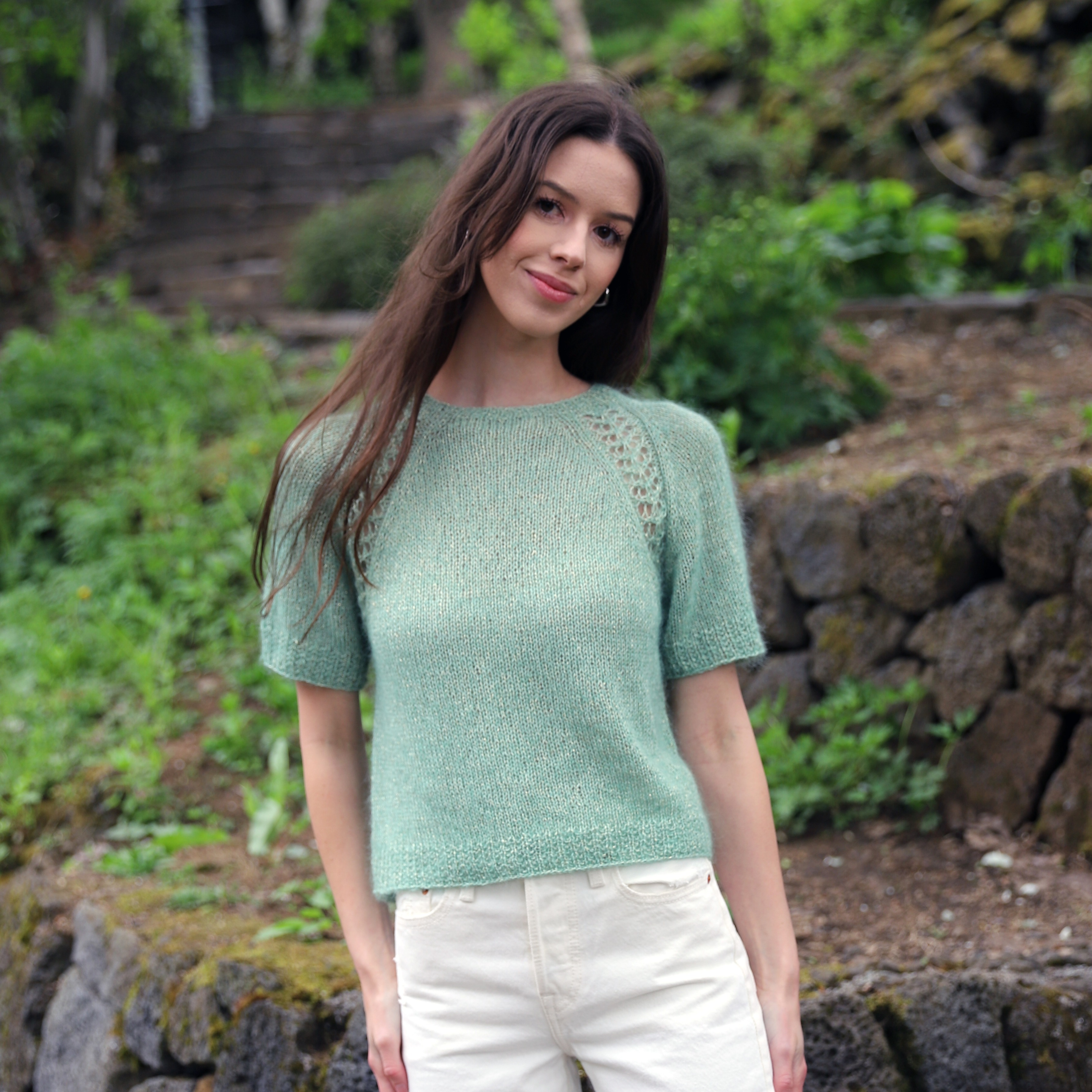 Sunna summer sweater knitting pattern