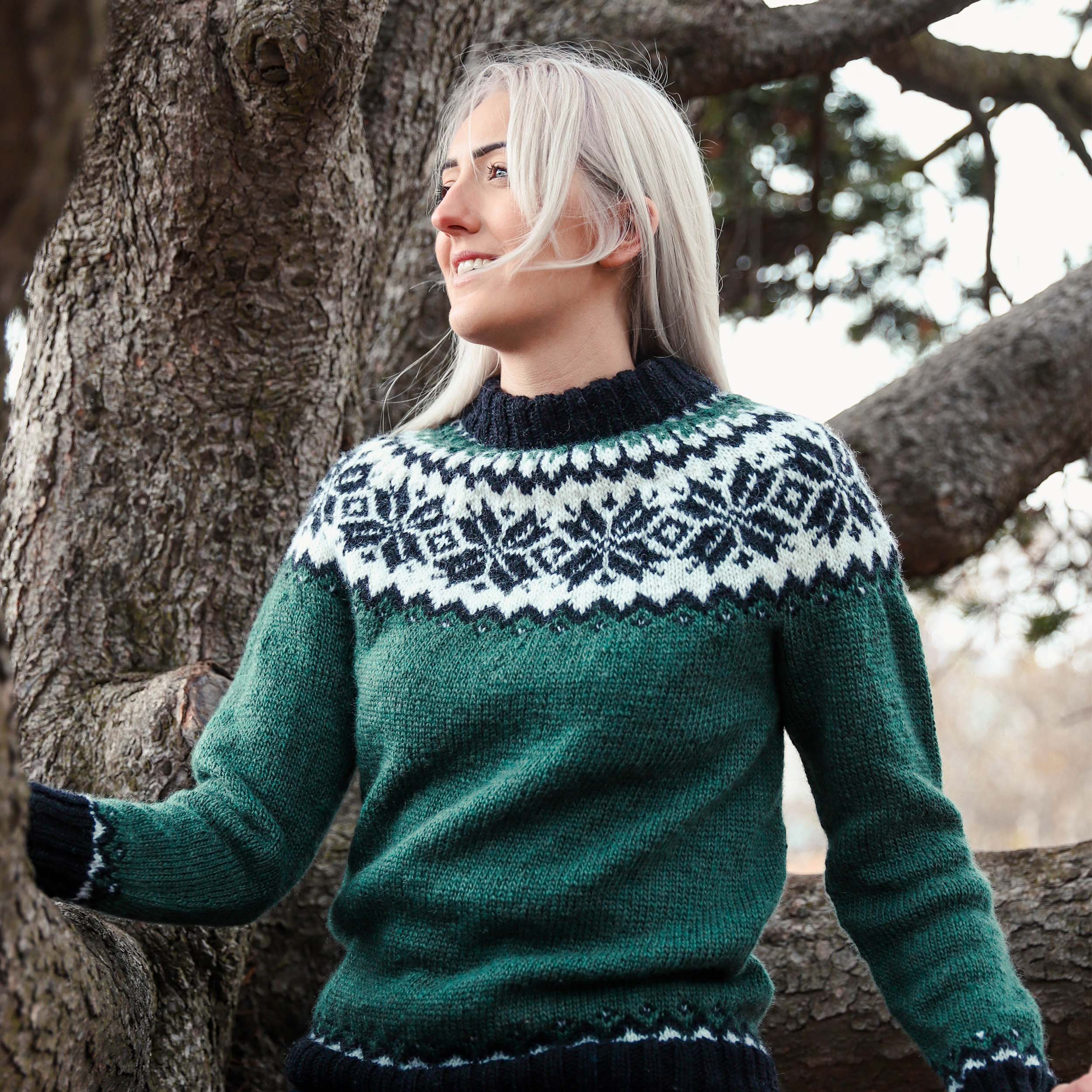 Lúðvík/Lovísa Nordic jumper knitting pattern