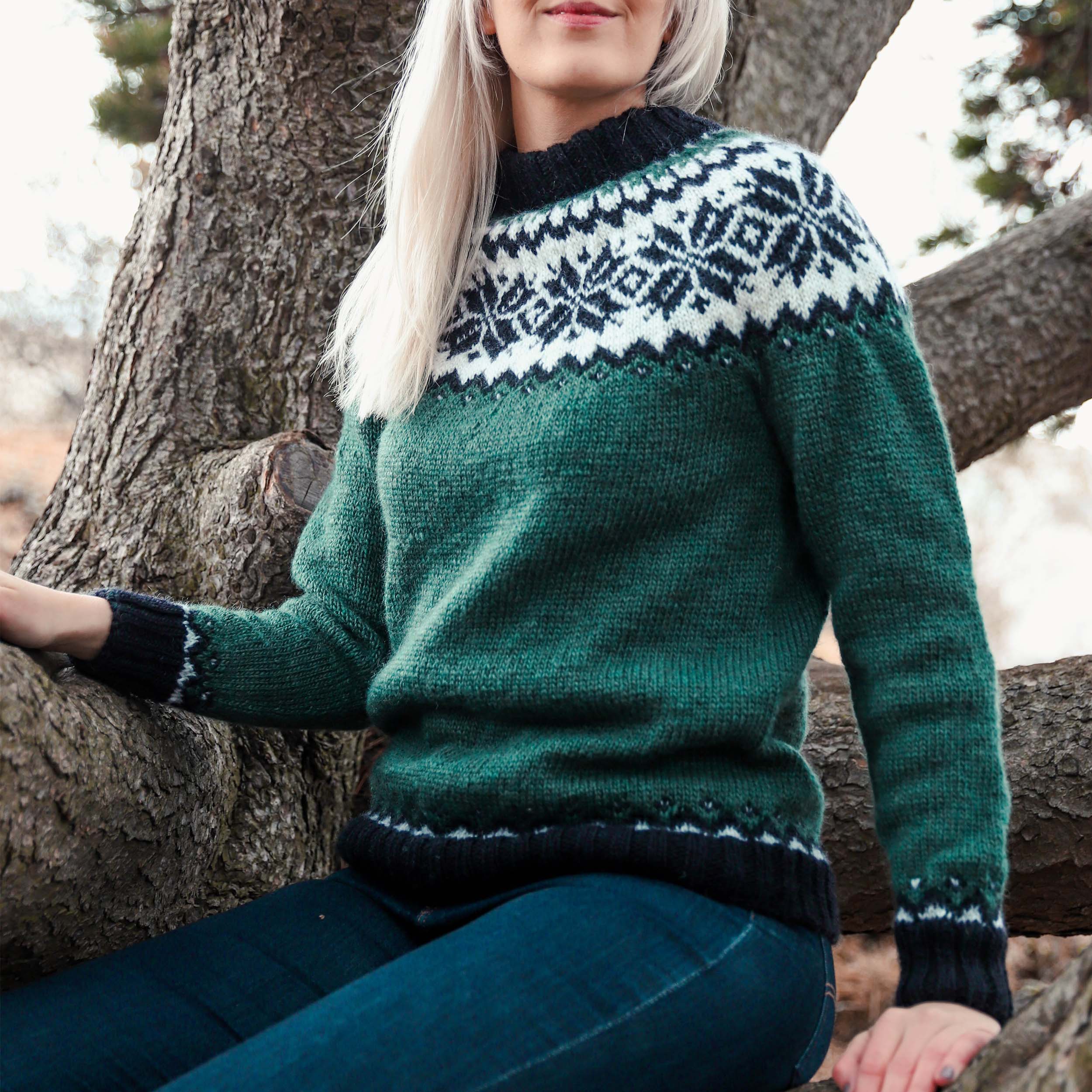 Lúðvík/Lovísa Nordic jumper knitting pattern