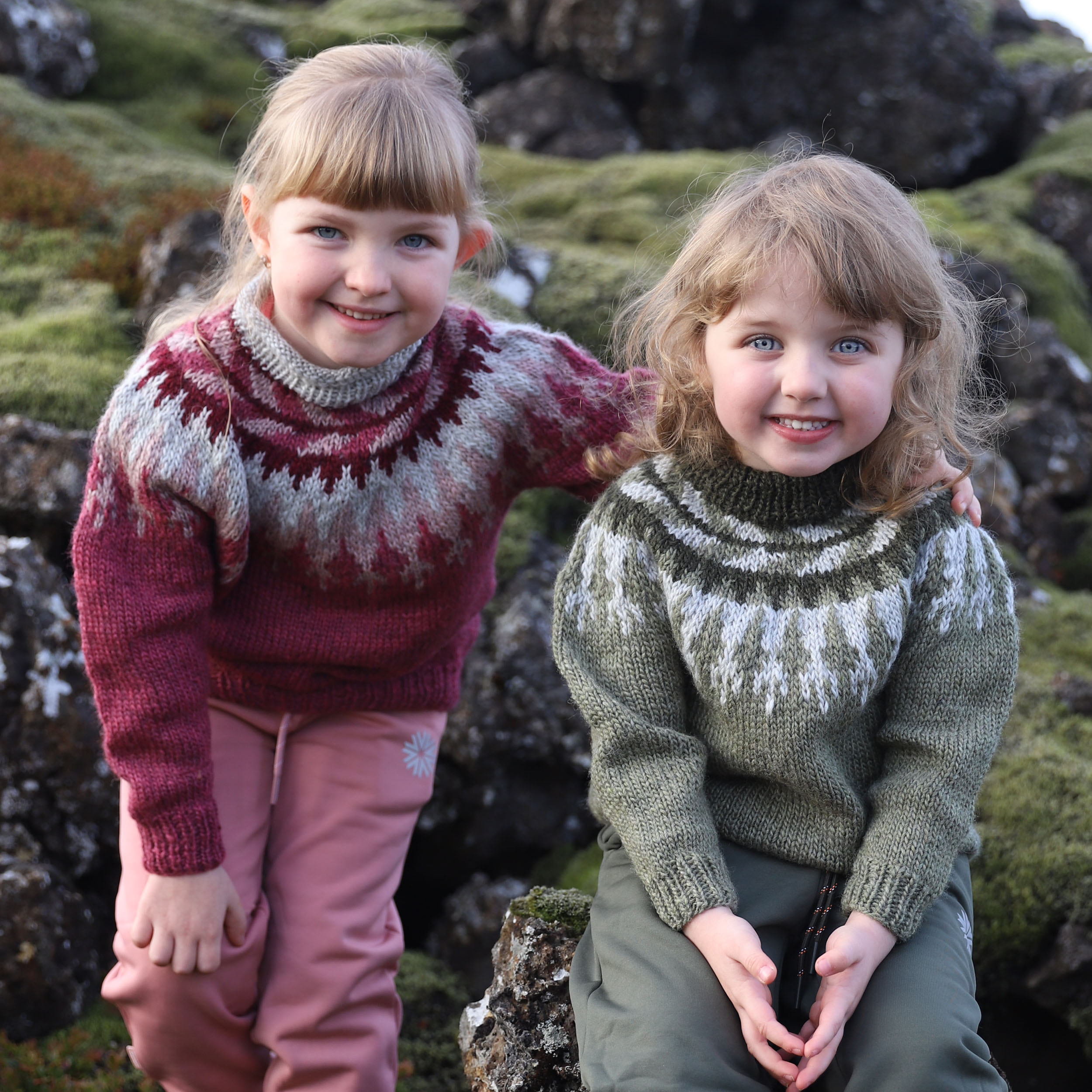 Jói/Jóa kids classic sweater knitting pattern