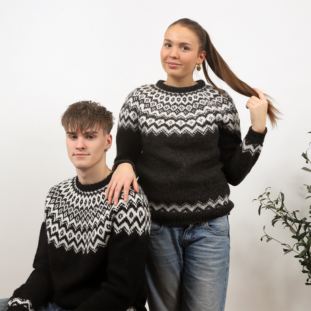 Rita fullorðins peysa prjónauppskrift