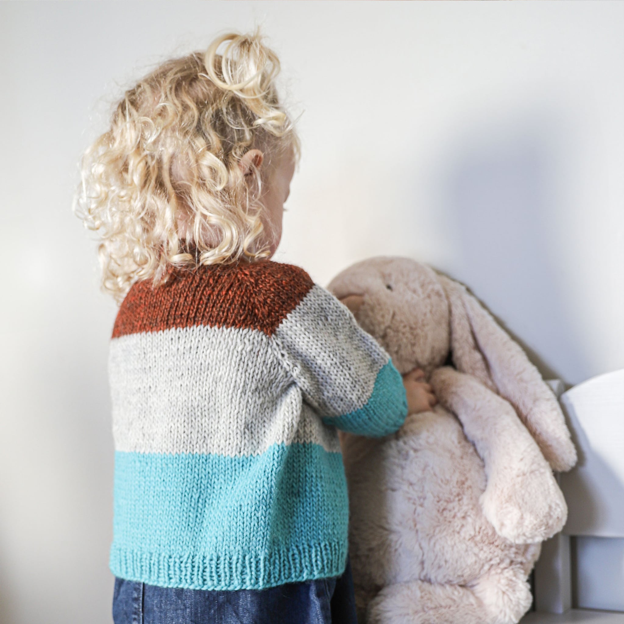 Kuldi open kids sweater knitting pattern