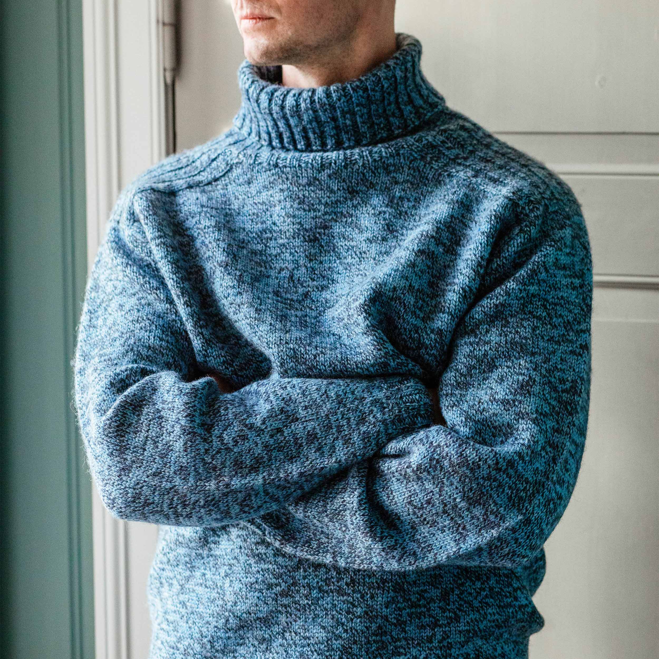 Úlfur turtleneck sweater knitting pattern