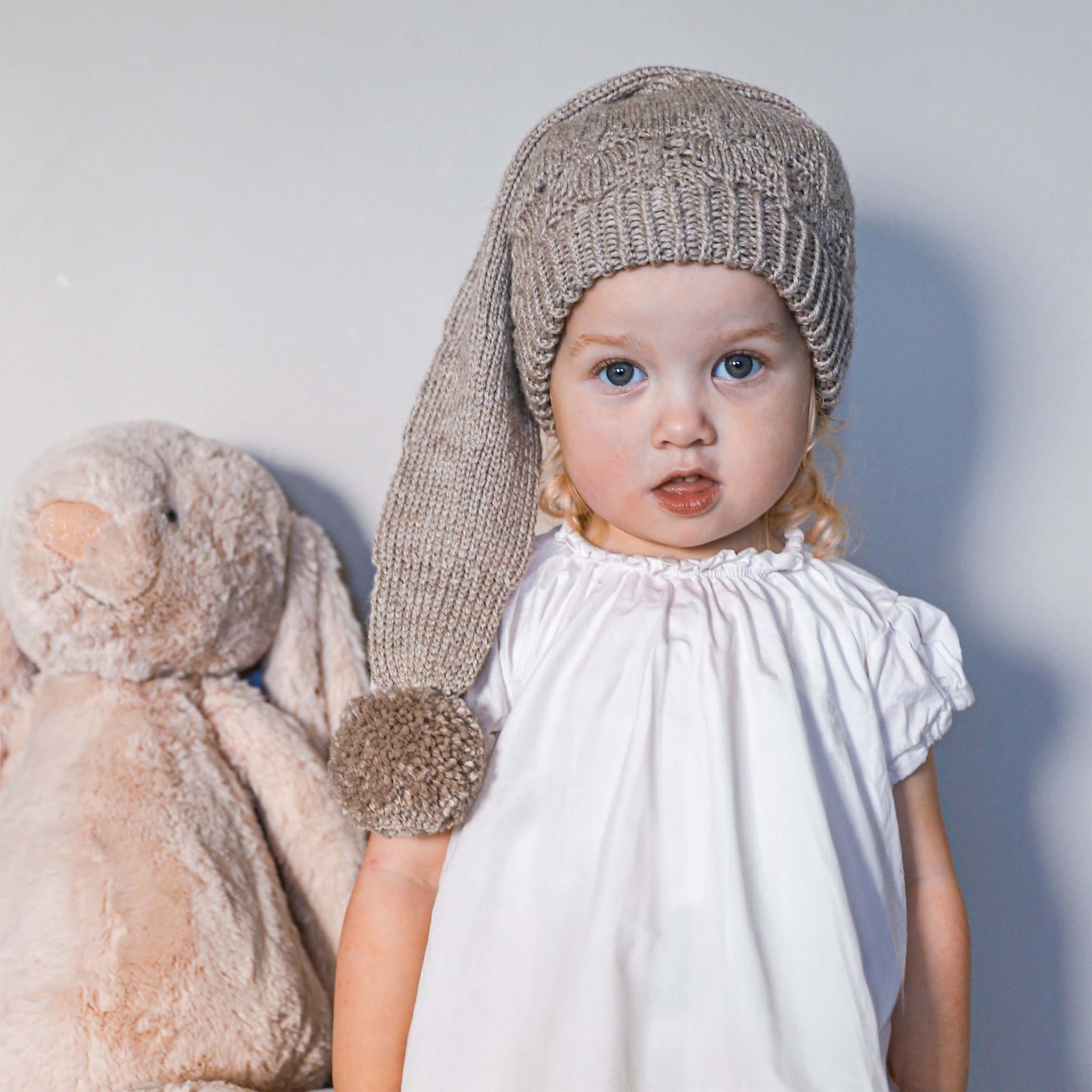Jólahúfa christmas hat knitting pattern