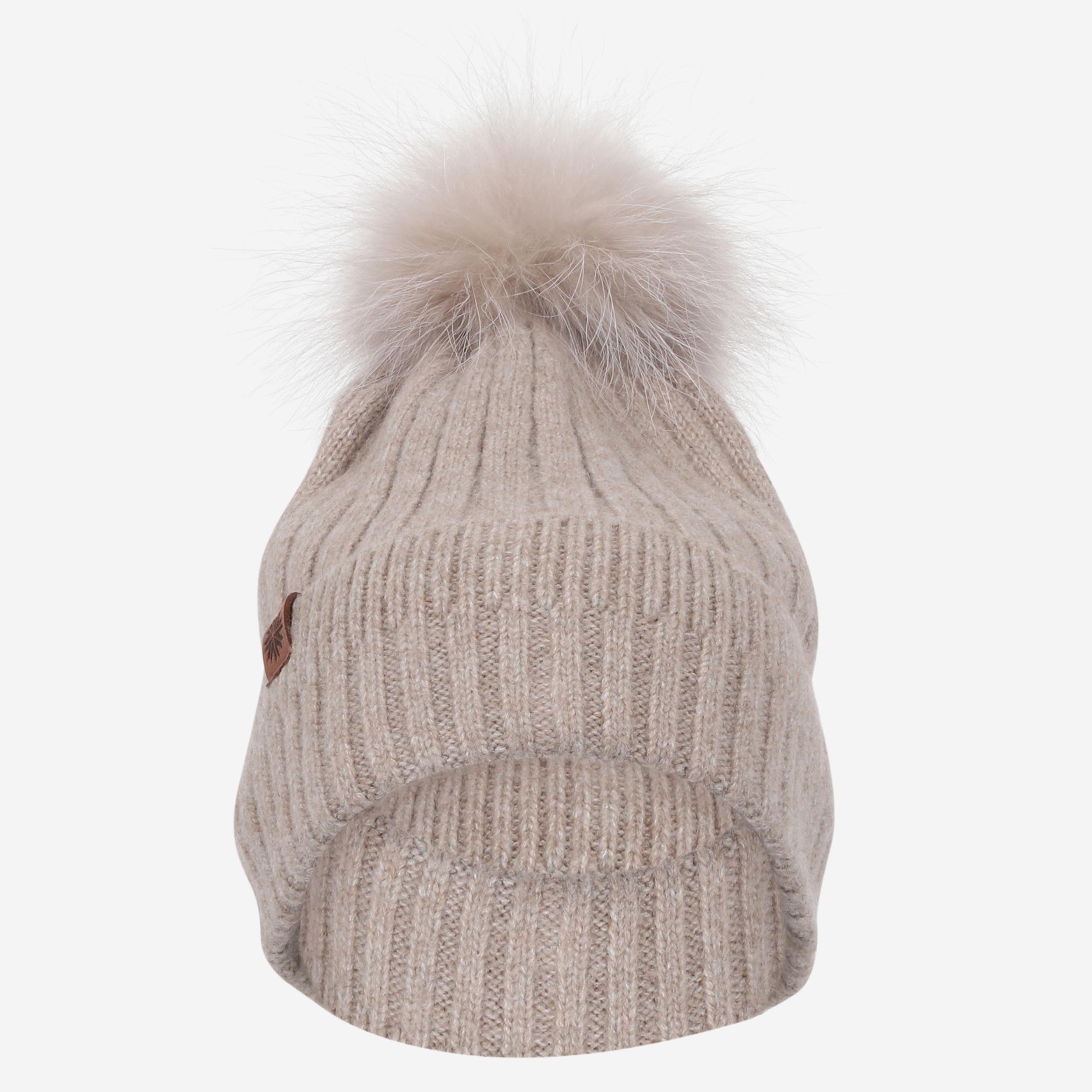 Selvatn Bonnet tricoté avec pompon