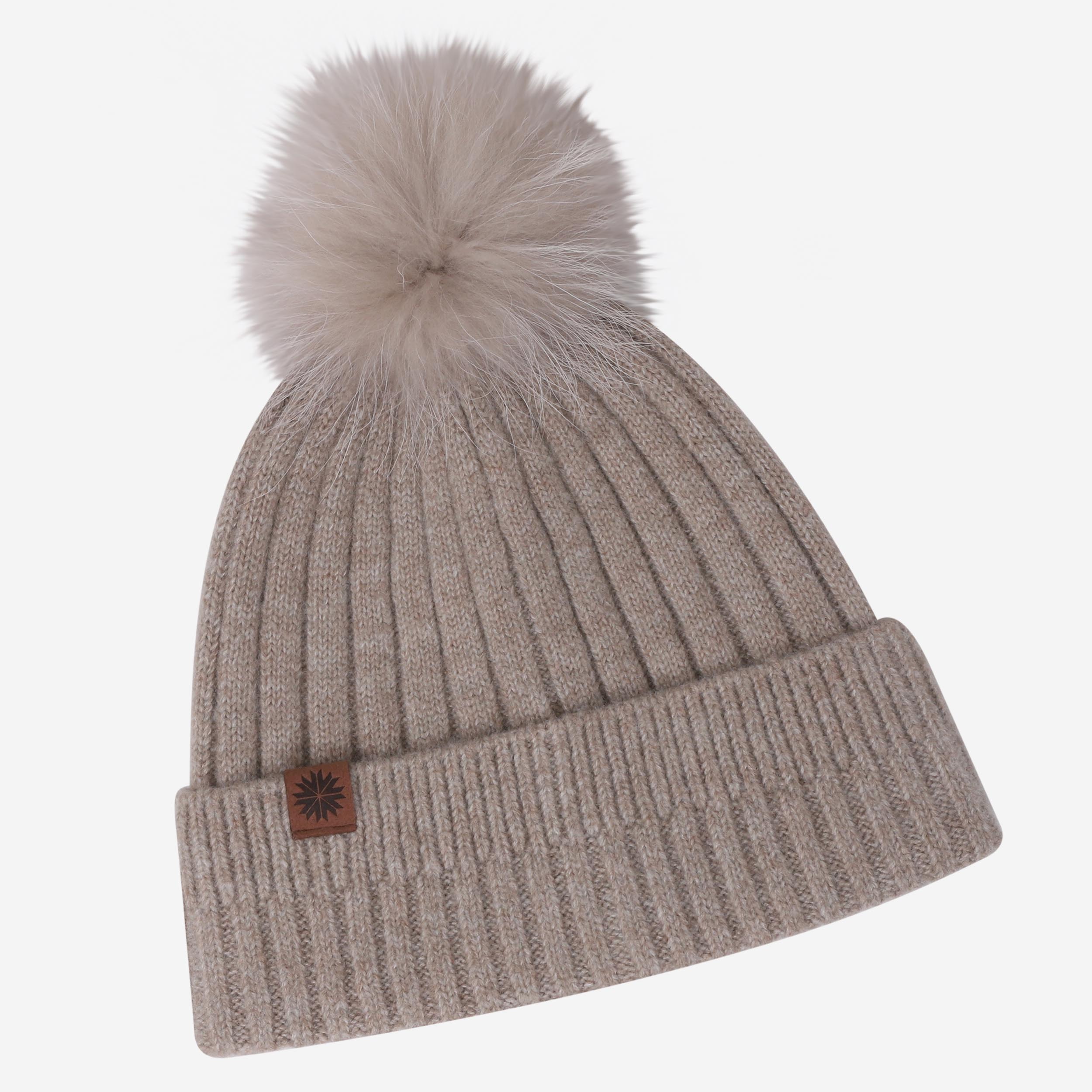 Selvatn Bonnet tricoté avec pompon