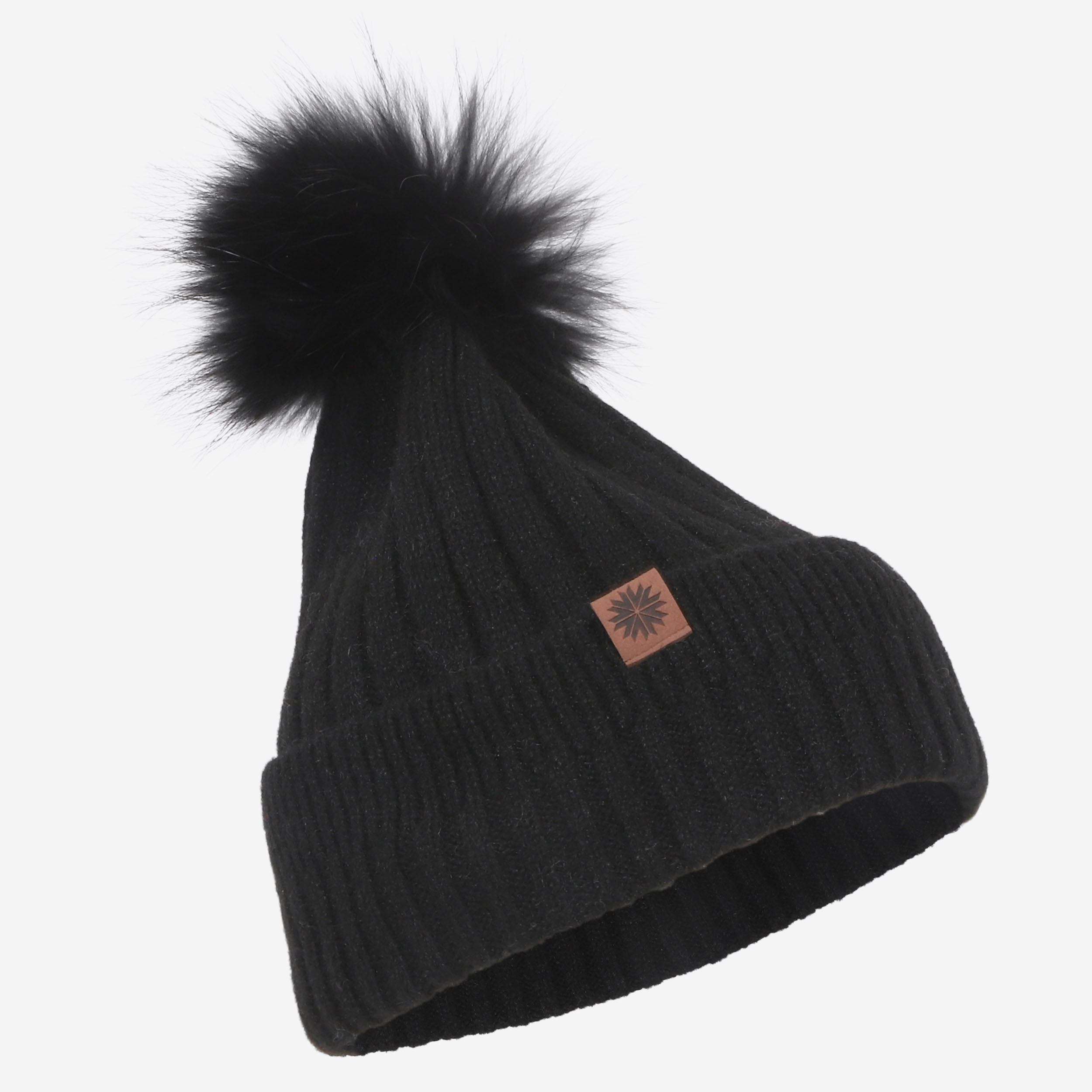 Selvatn Bonnet tricoté avec pompon